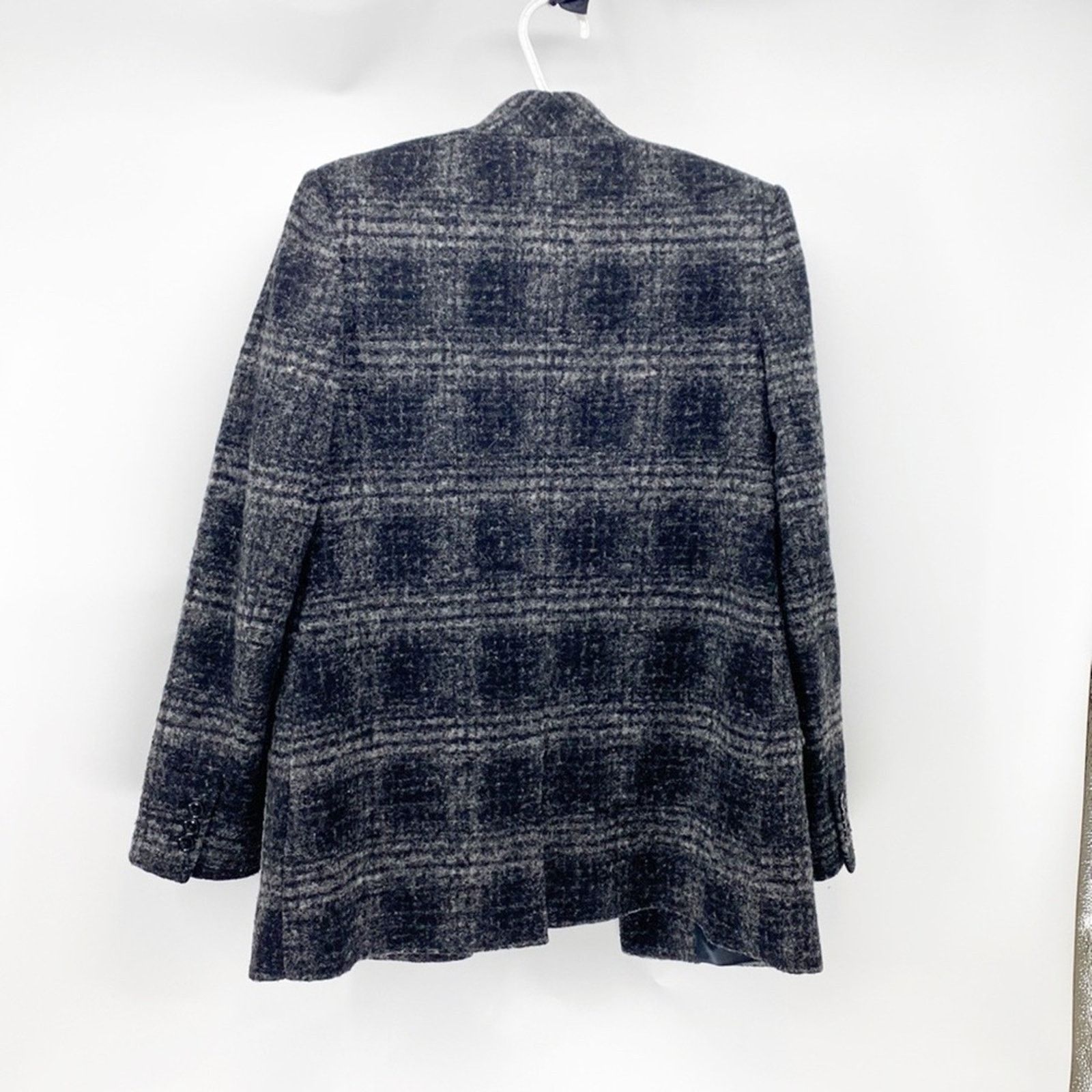Banana Republic Banana Republic plaid wool blend open front longline sz 6 Size M / US 6-8 / IT 42-44 - 7 Thumbnail