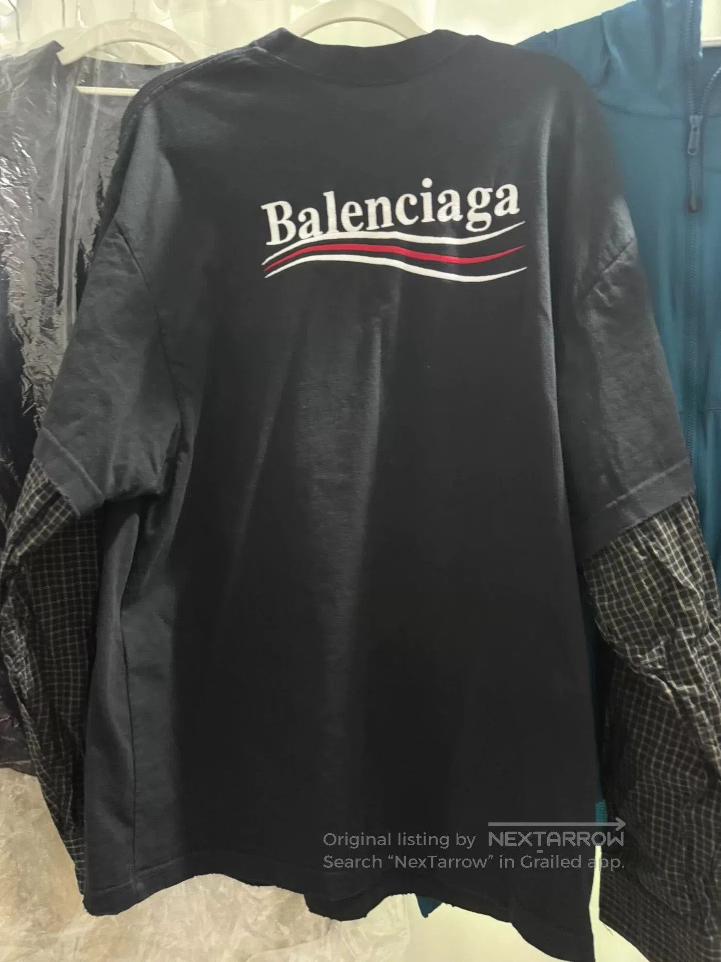 Balenciaga Balenciaga 23ss Coke Embroidery LS Top. Size US M / EU 48-50 / 2 - 6 Thumbnail