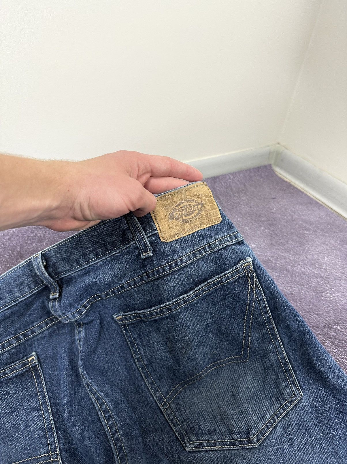 Dickies Vintage 90s Dickies USA Baggy Opium Faded Hype Work Jeans Size US 38 / EU 54 - 7 Thumbnail