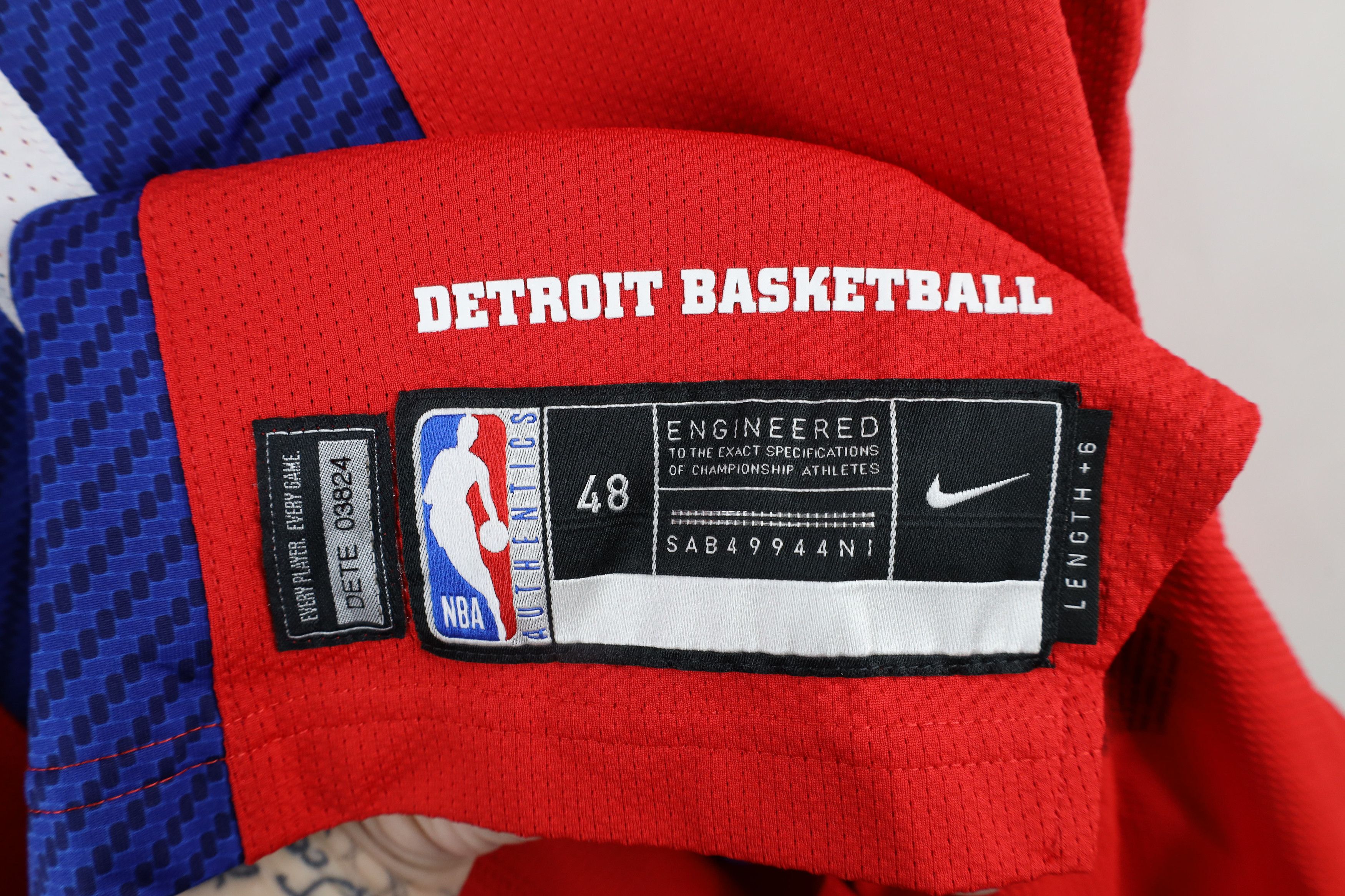 Nike × Vintage Nike Vaporknit NBA Reggie Jackson Pistons Basketball Jersey Size US L / EU 52-54 / 3 - 10 Thumbnail