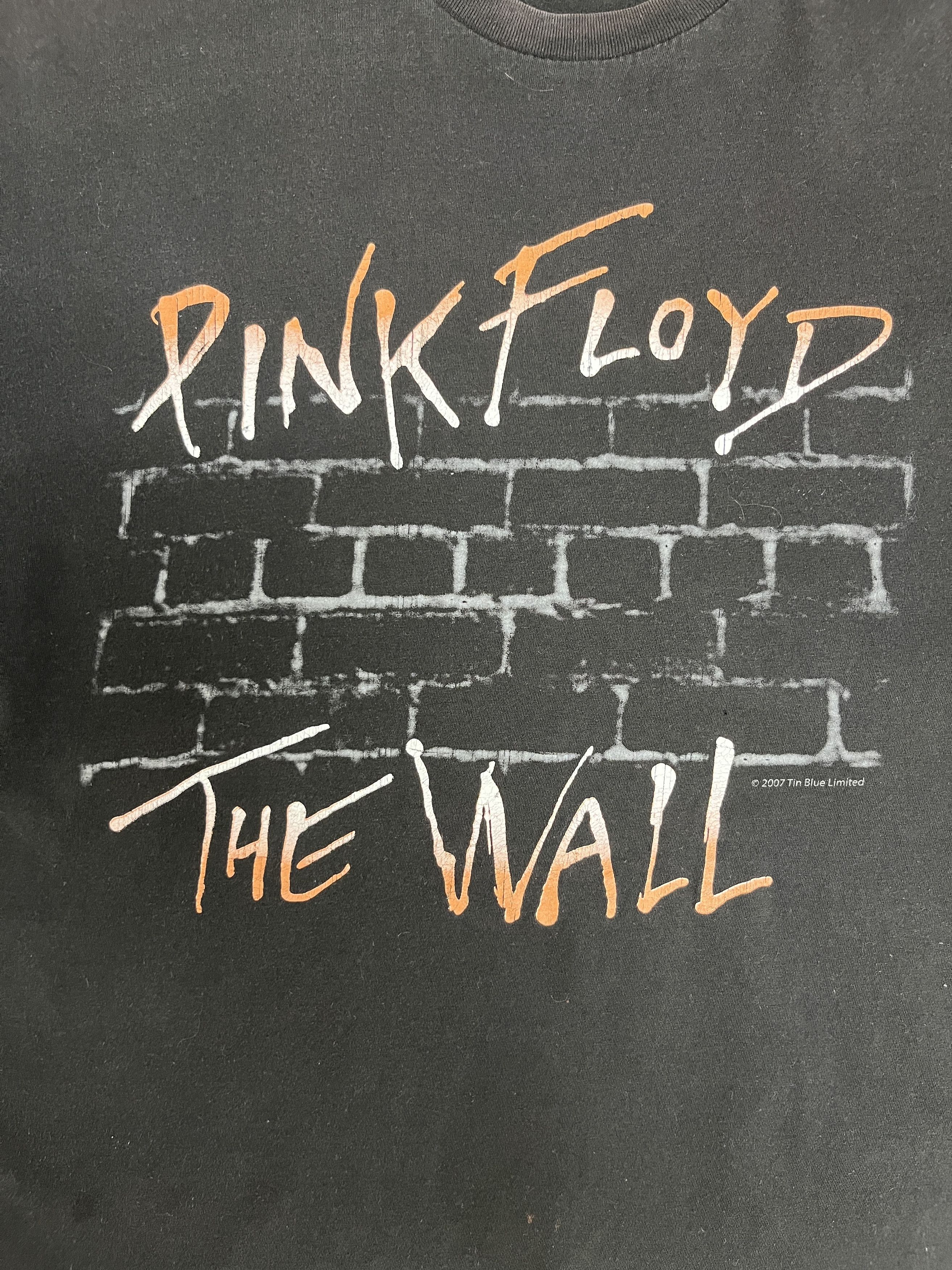 Vintage Pink Floyd The Wall Vintage Rock Black T-Shirt Tee Size US L / EU 52-54 / 3 - 2 Thumbnail