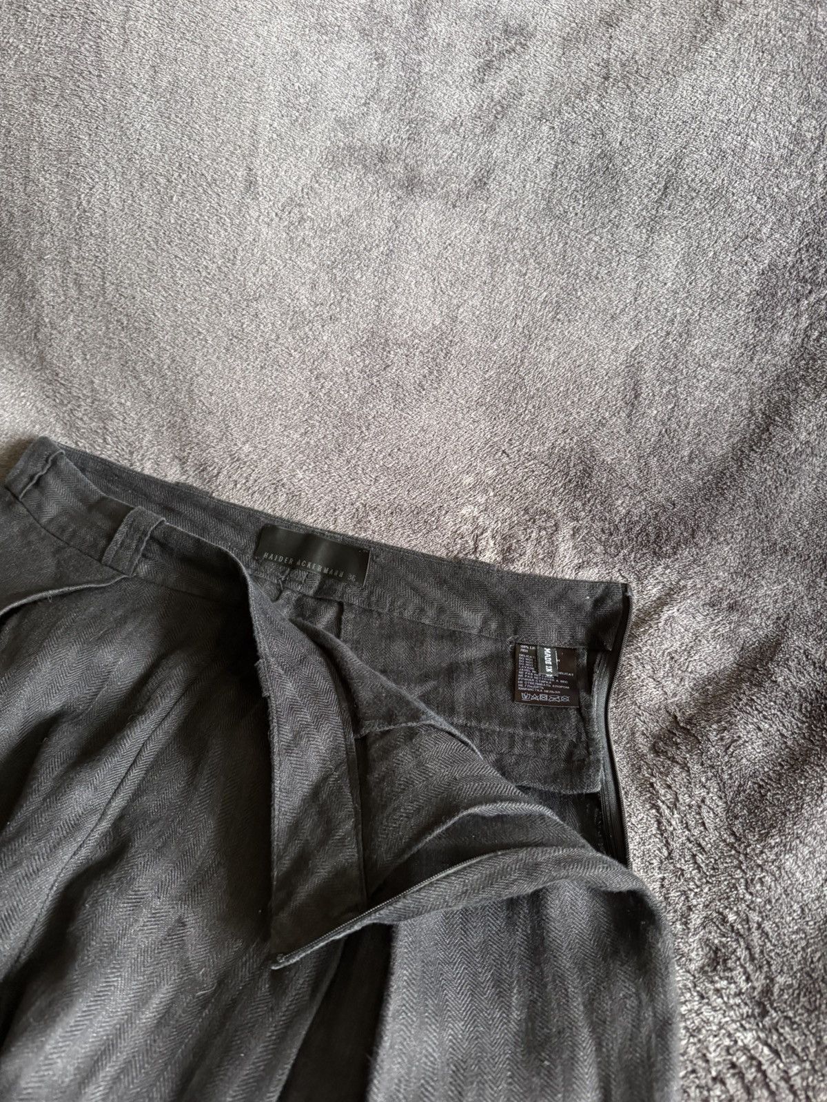 Haider Ackermann HAIDER Ackerman Rare 100% linen asimetrics pants Size US 36 / EU 52 - 10 Thumbnail