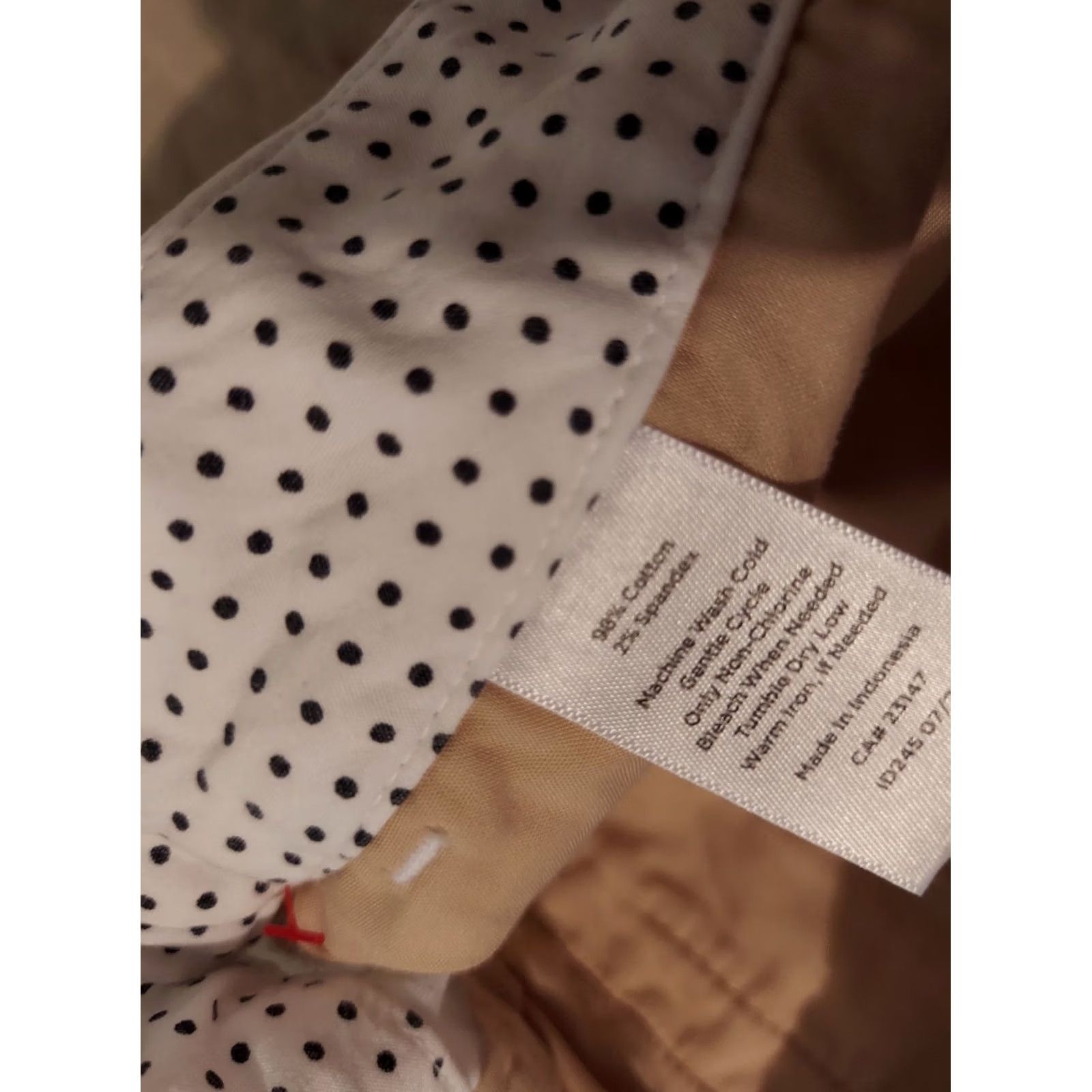 Talbots Talbots White Cotton Chino Shorts 6P Petite Casual Womens Size 28" / US 6 / IT 42 - 5 Thumbnail