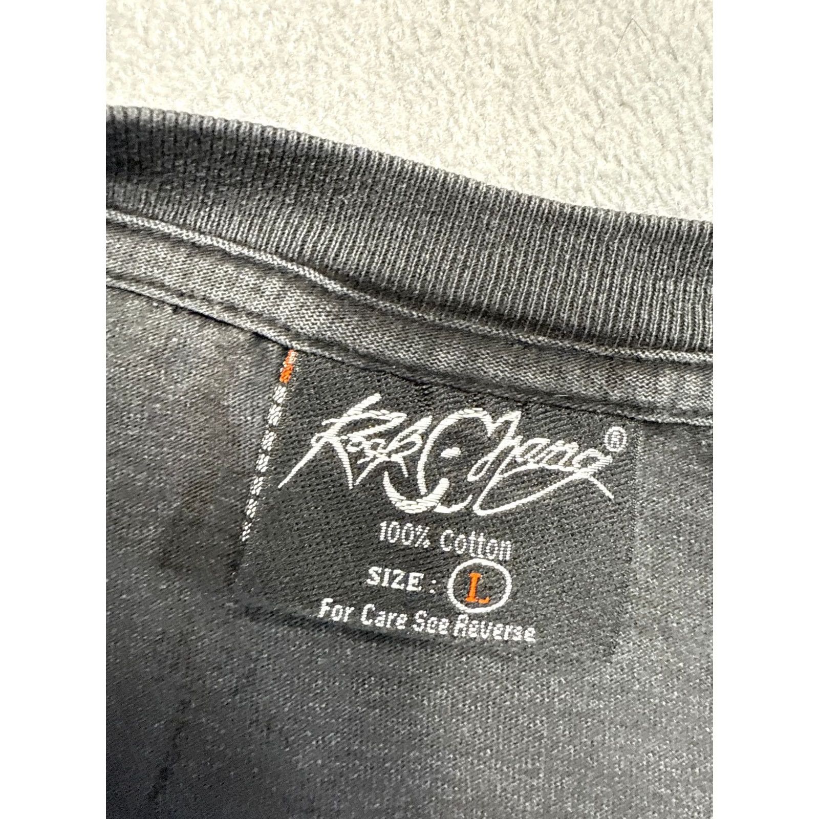 Vintage Rock Chang AC DC max & roll black shirt mens size L Size US L / EU 52-54 / 3 - 3 Thumbnail