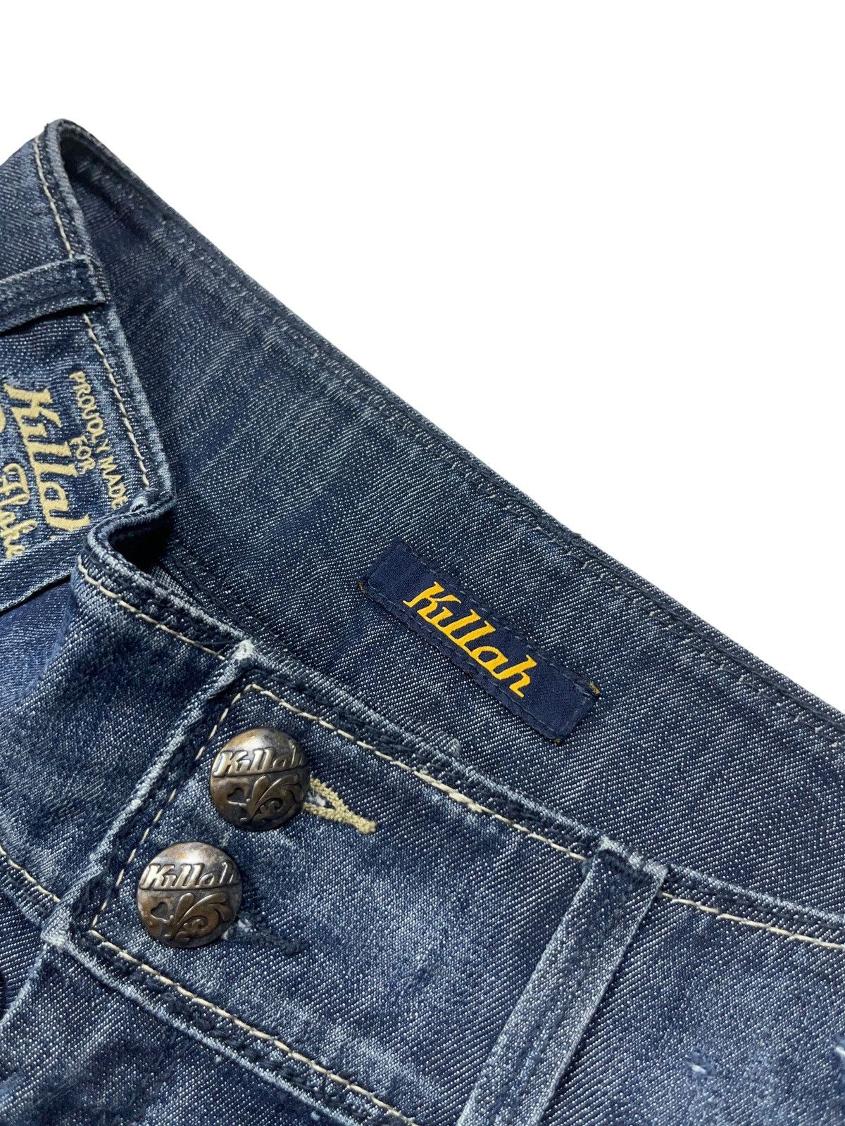 Japanese Brand × Miss Sixty × Vintage Vintage y2k Killah Low Rise Jeans Distressed Denim Size 28" / US 6 / IT 42 - 6 Thumbnail