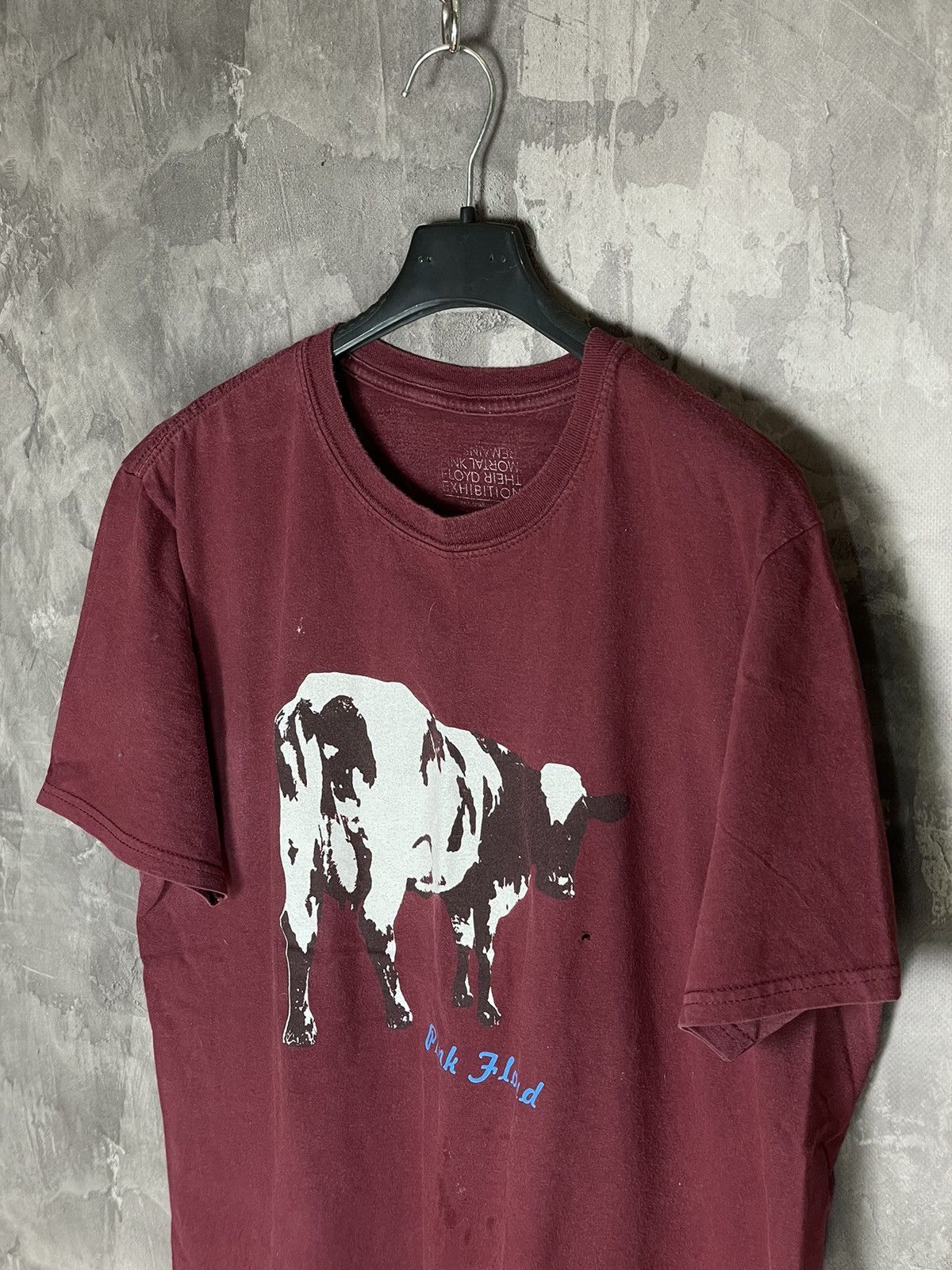 Band Tees × Pink Floyd × Vintage Vintage 2000 Pink Floyd COW tee distressed Size US S / EU 44-46 / 1 - 7 Thumbnail