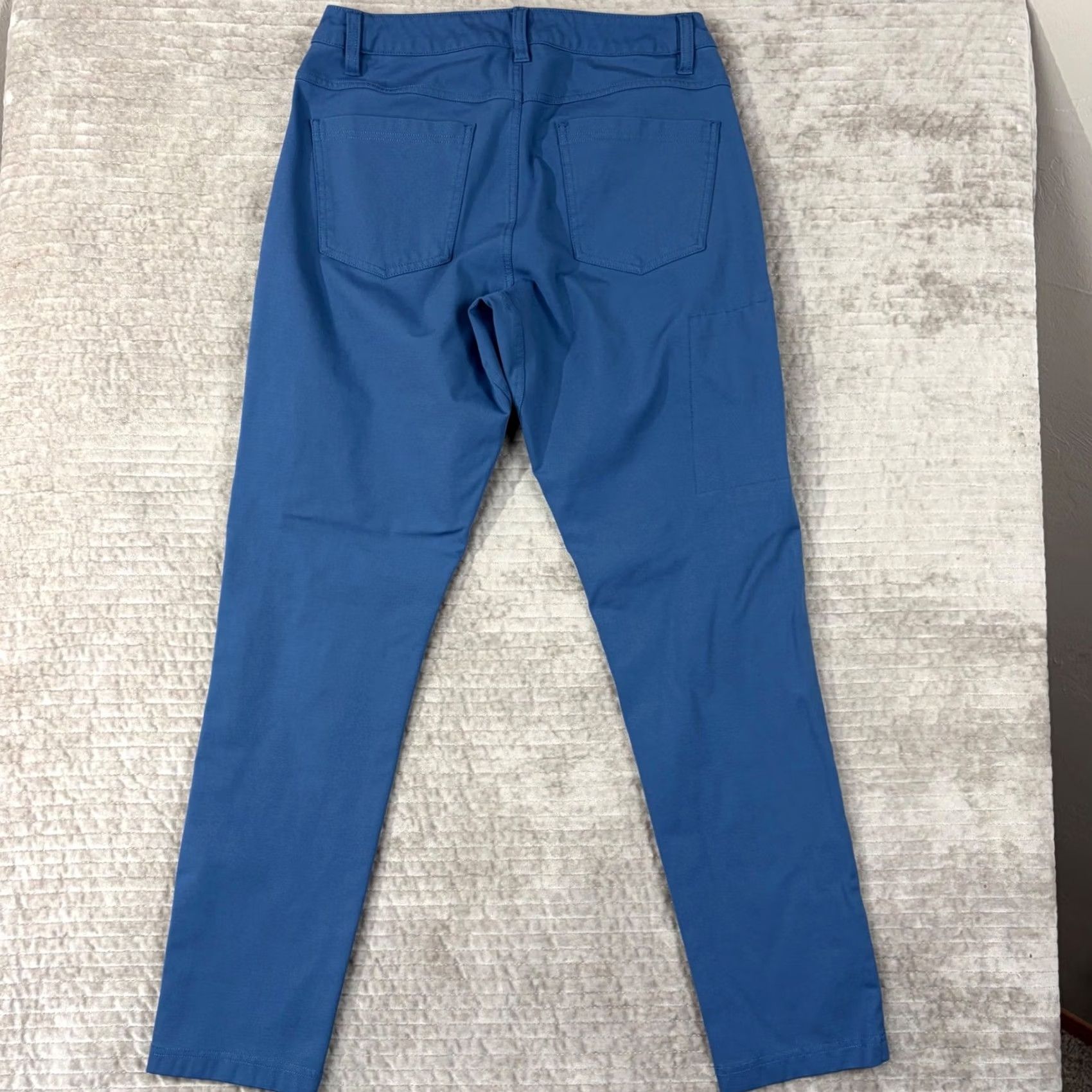 Vintage BYLT Chino Pants 33 Mens Slim Everyday Pant 2.0 Blue Tapered 5-Pocket Business Casual Workwear Size US 33 - 2 Thumbnail