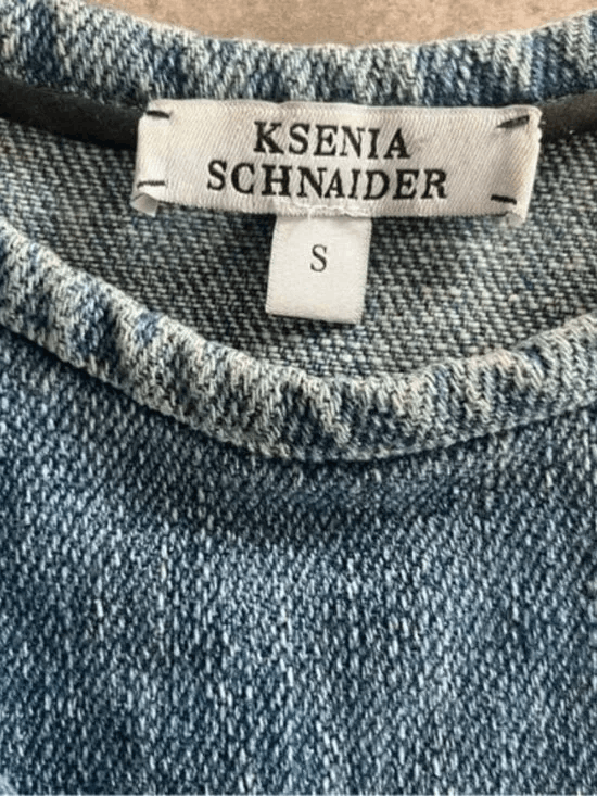 Other Ksenia Schnaider FW 2018 RTW Distressed Denim Sweater Size S / US 4 / IT 40 - 13 Thumbnail