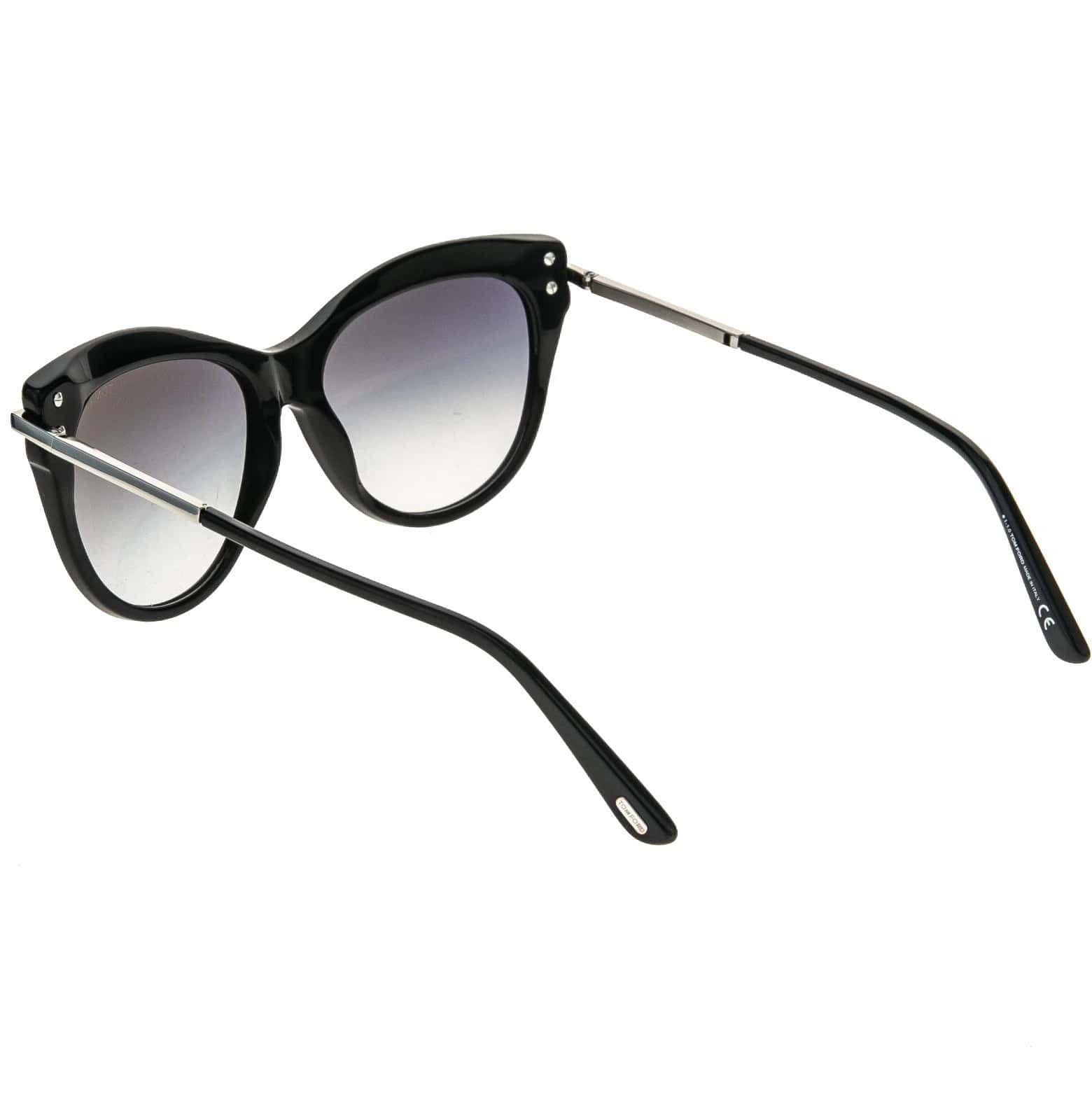 Tom Ford TOM FORD KIRA TF821 01B Silver Black Sunglasses 821 FT0821 Size ONE SIZE - 3 Thumbnail