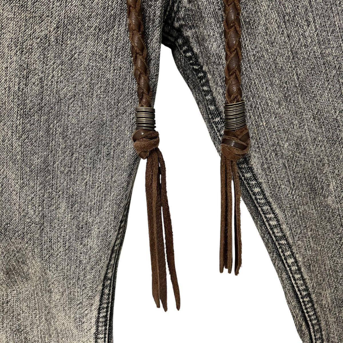 Other Veronica tassel laceup flared denim Size US 30 / EU 46 - 3 Thumbnail