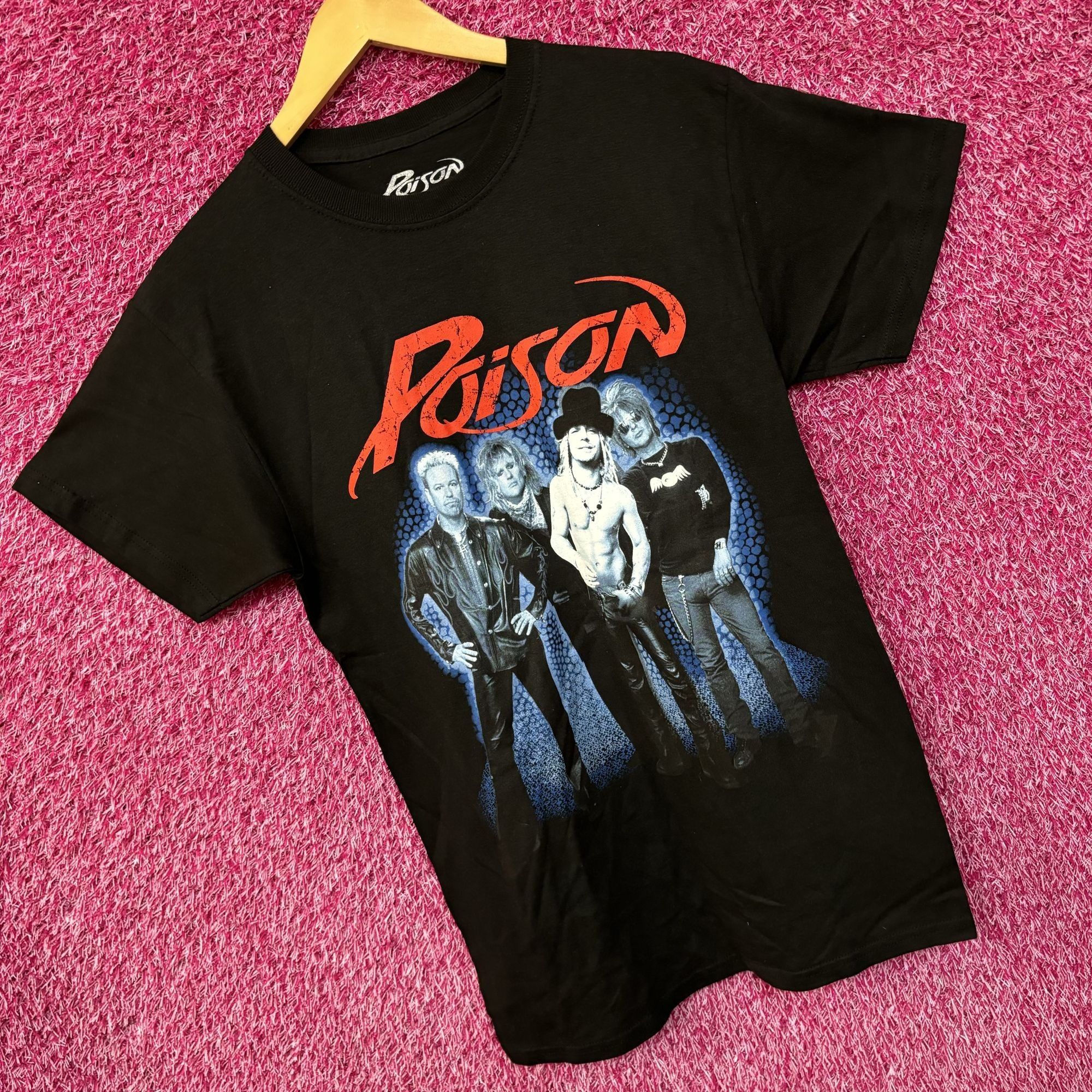 Band Tees Poison Power to the People Heavy Metal Tee small Size US S / EU 44-46 / 1 - 3 Thumbnail