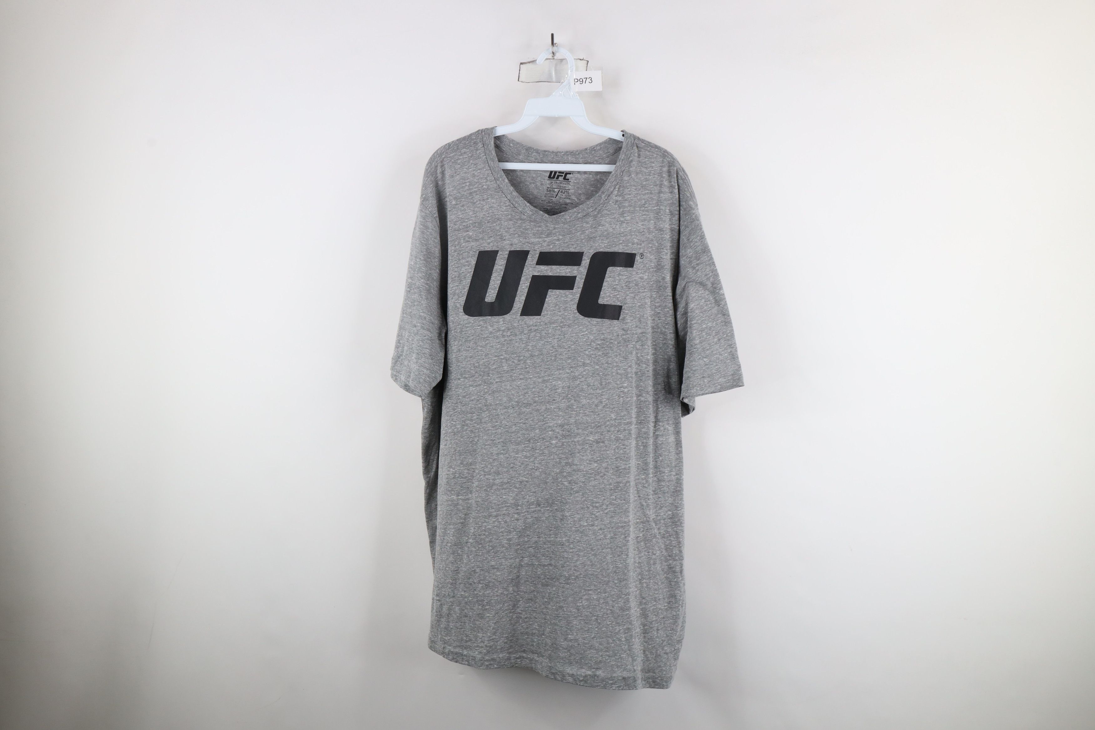Vintage UFC MMA Fighting Jersey Knit Short Sleeve T-Shirt Gray Size US XXL / EU 58 / 5 - 1 Thumbnail