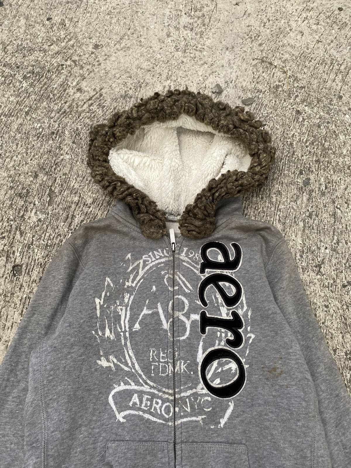 If Six Was Nine × Japanese Brand × Le Grande Bleu (L.G.B.) Y2k style LGB zip fur hoodie Size US M / EU 48-50 / 2 - 2 Thumbnail