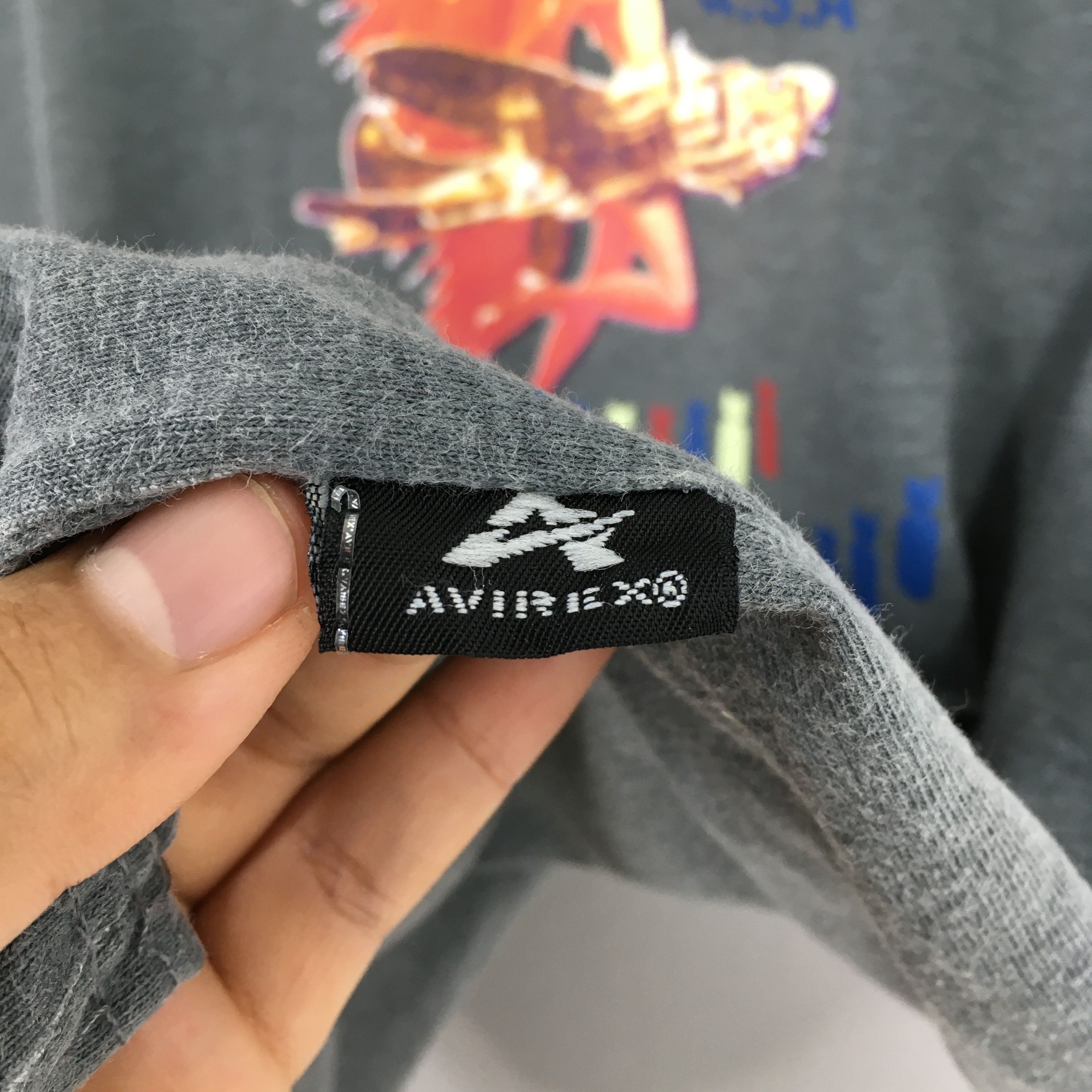 Avirex Vintage Avirex Usa Air Force Usafa Gray T shirt Large Size US L / EU 52-54 / 3 - 8 Thumbnail