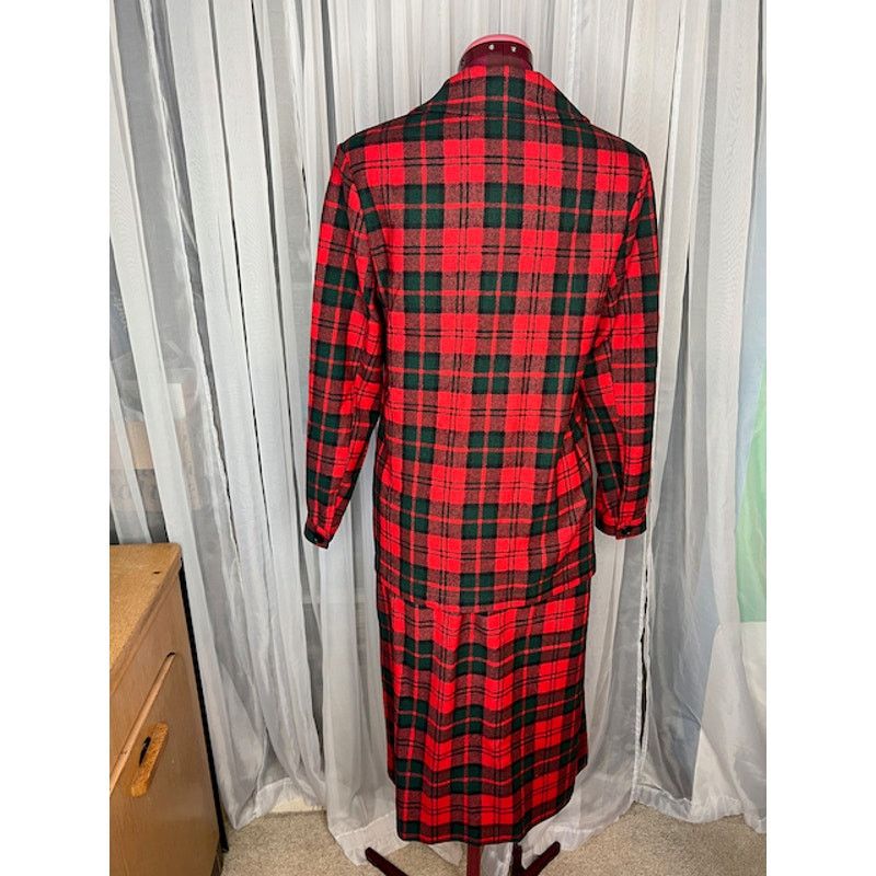 Pendleton Pendleton 49er jacket skirt suit plaid red green vintage Size M / US 6-8 / IT 42-44 - 4 Thumbnail