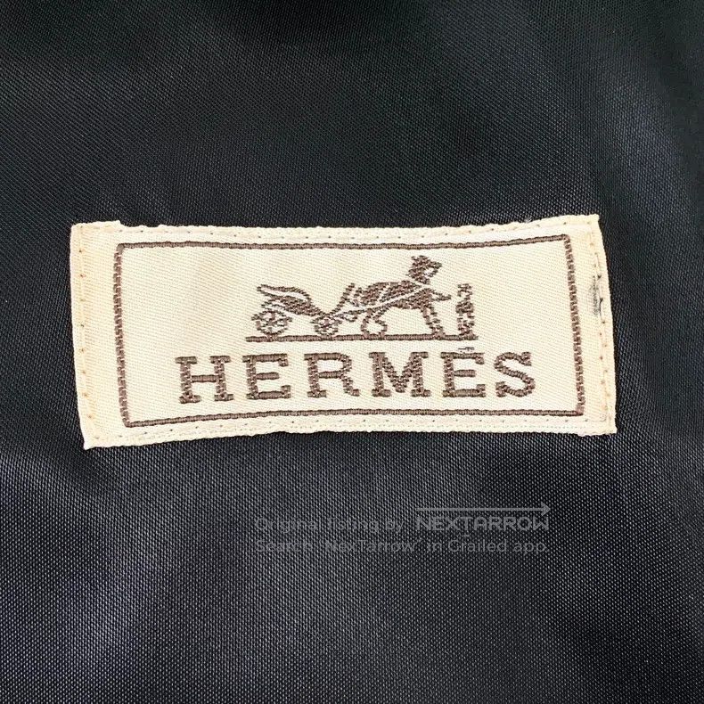 Hermes Hermes Black Wool Collar Zip-Up Jacket Coat Size US M / EU 48-50 / 2 - 5 Thumbnail