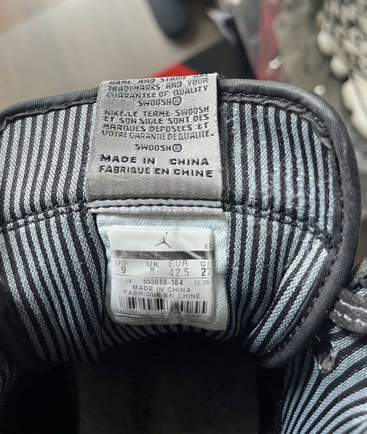 Jordan Brand Jordan 1 “Barons” white/black/Grey Size US 9 / EU 42 - 11 Thumbnail