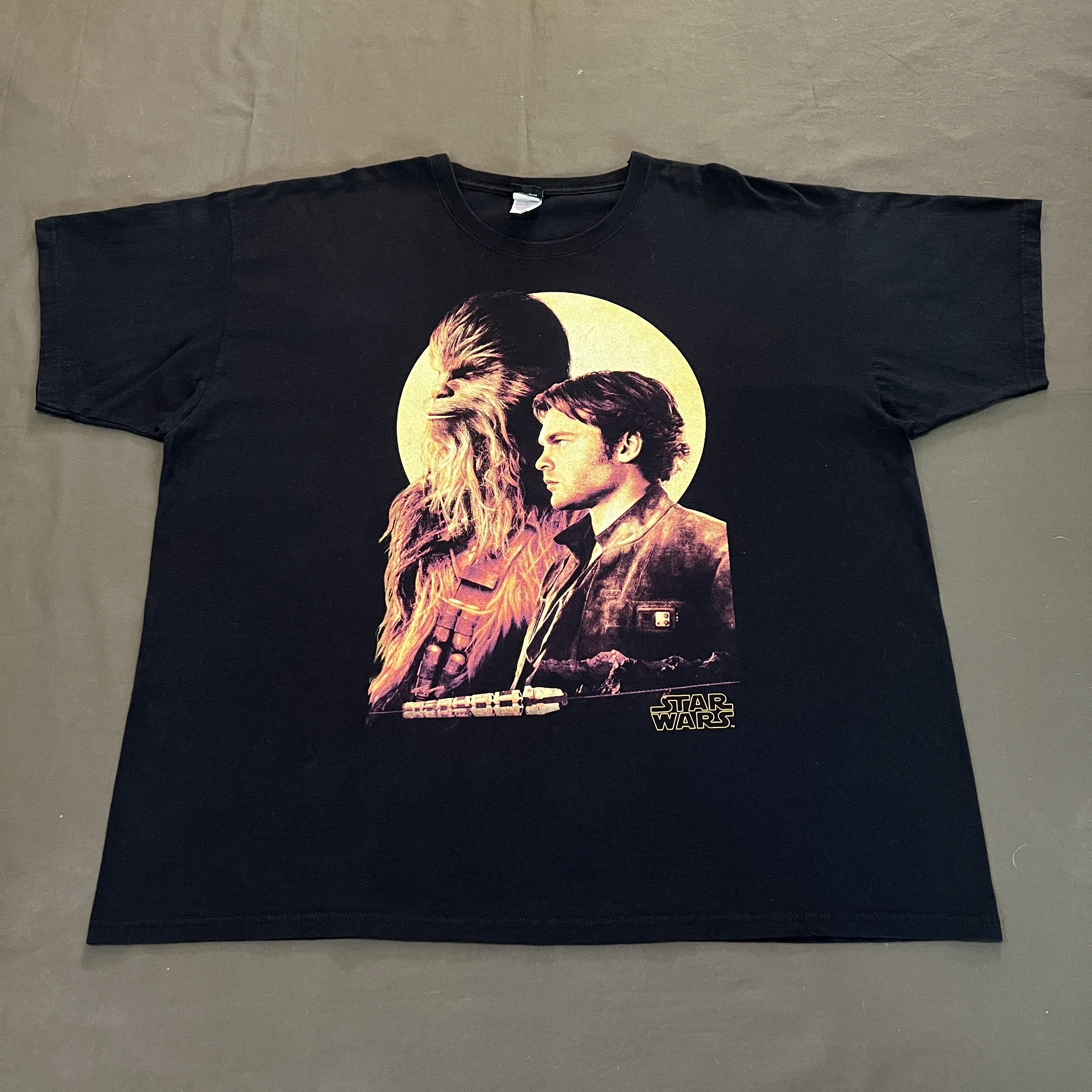 Sci-Fi Fantasy × Star Wars Star Wars Han Solo Chewbacca Promo Tee 3XL Oversized Size US XXL / EU 58 / 5 - 4 Thumbnail