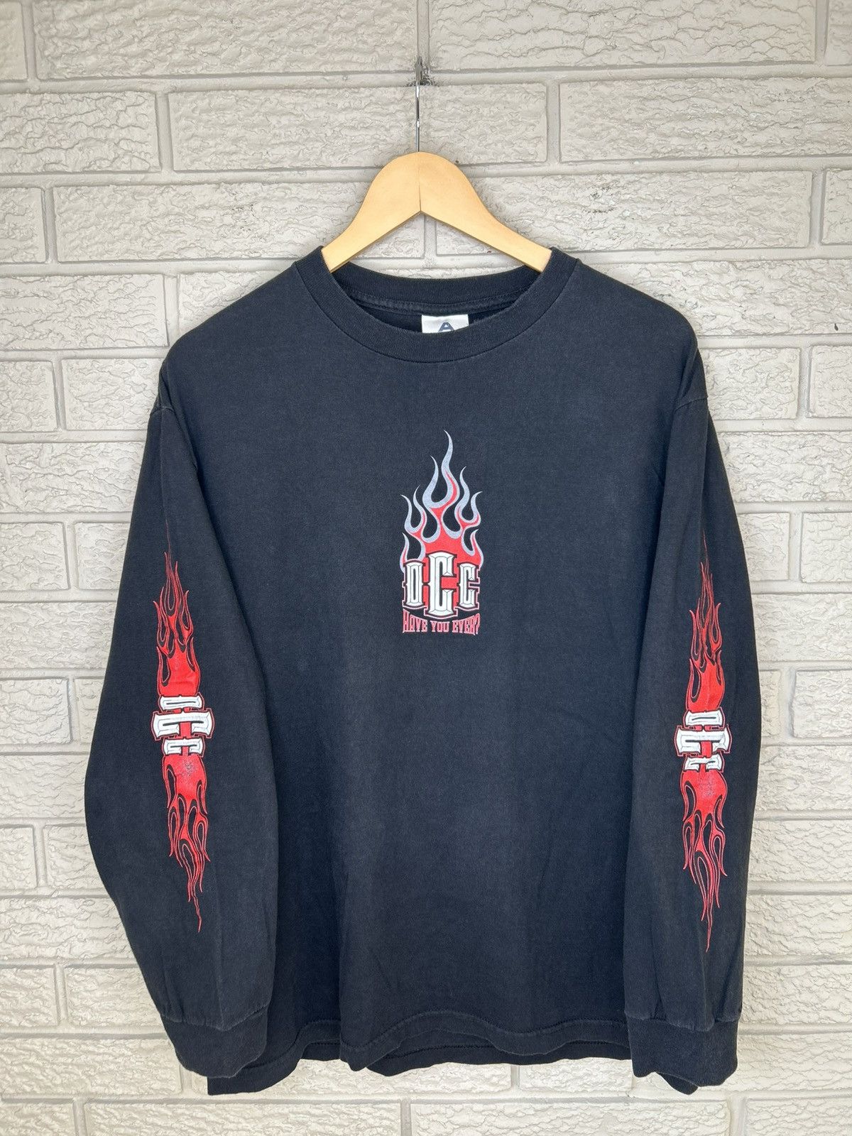 Vintage Orange County Choppers Flame Long Sleeve Shirt