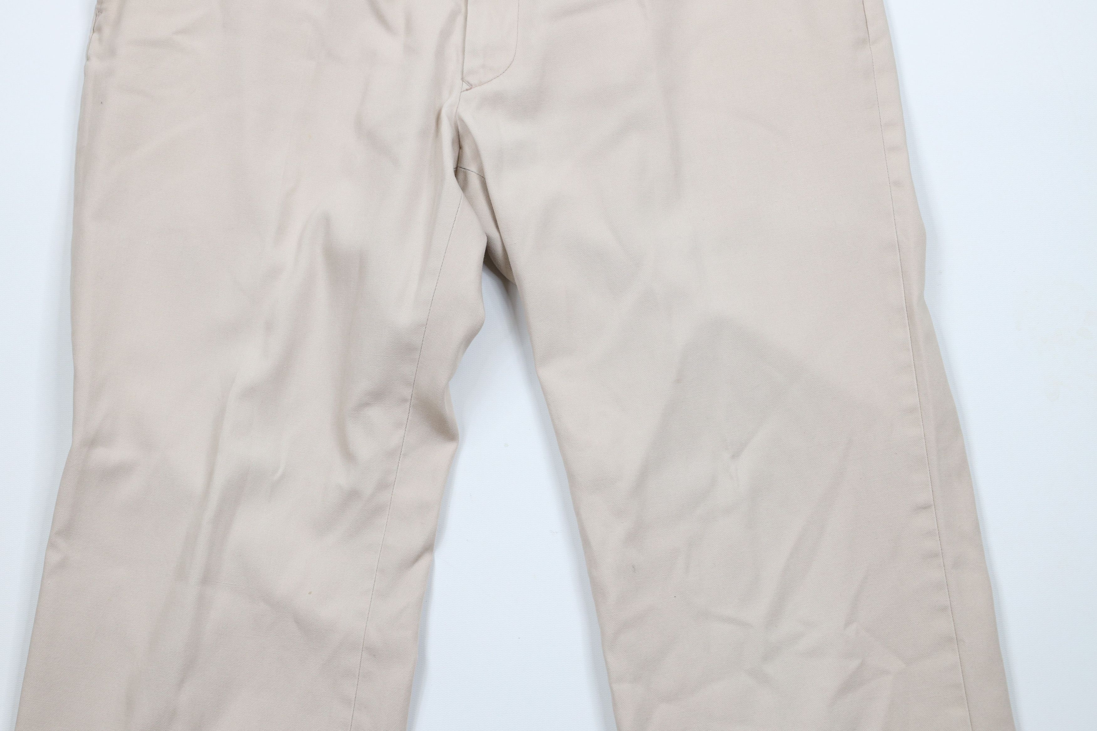 Vintage × Wrangler Vintage 70s Wrangler Wide Leg Chino Pants Slacks Beige USA Size US 34 / EU 50 - 3 Thumbnail