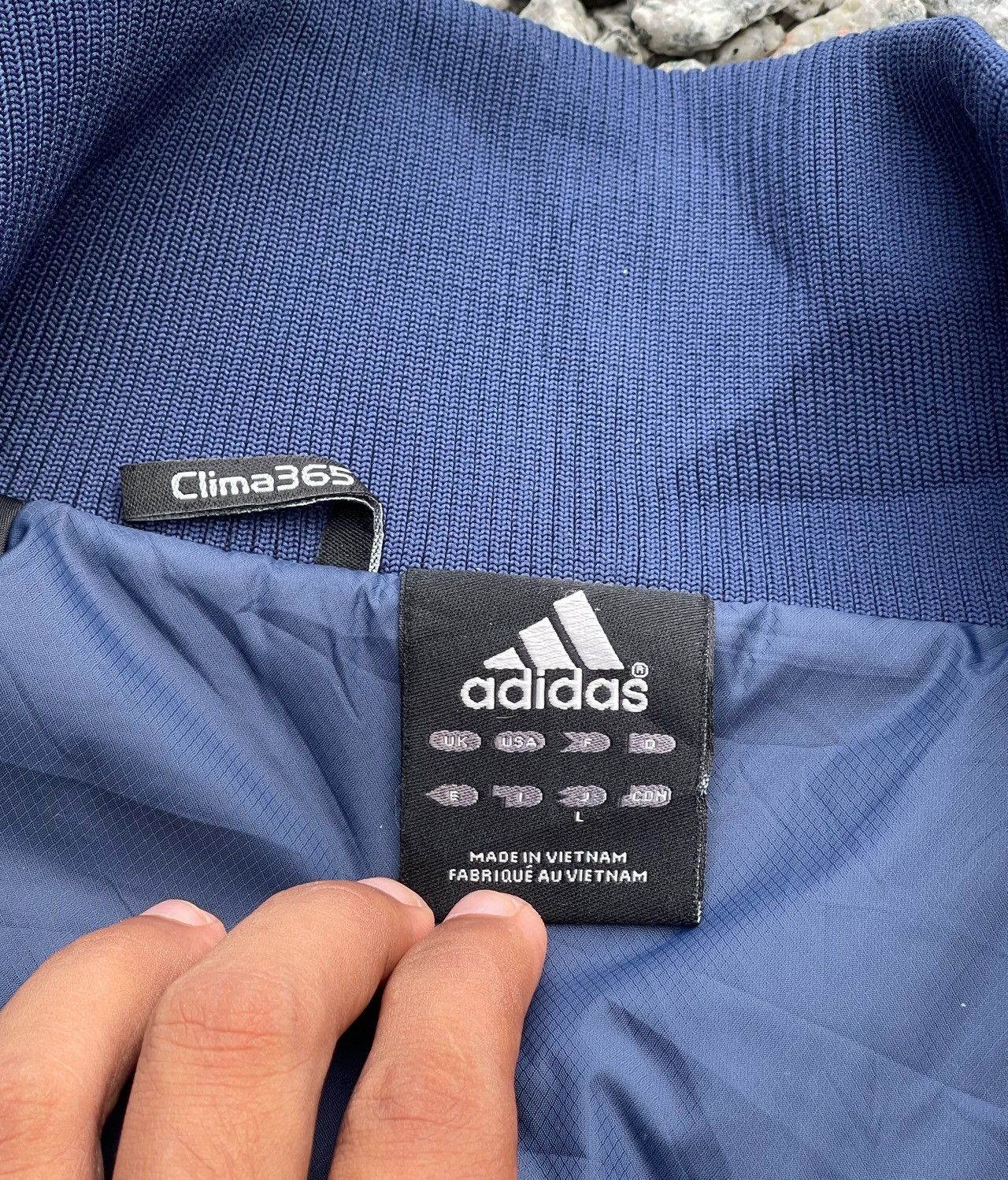 Adidas × Vintage 🔥Vintage Adidas Men's Quilted Jacket Size US L / EU 52-54 / 3 - 9 Thumbnail
