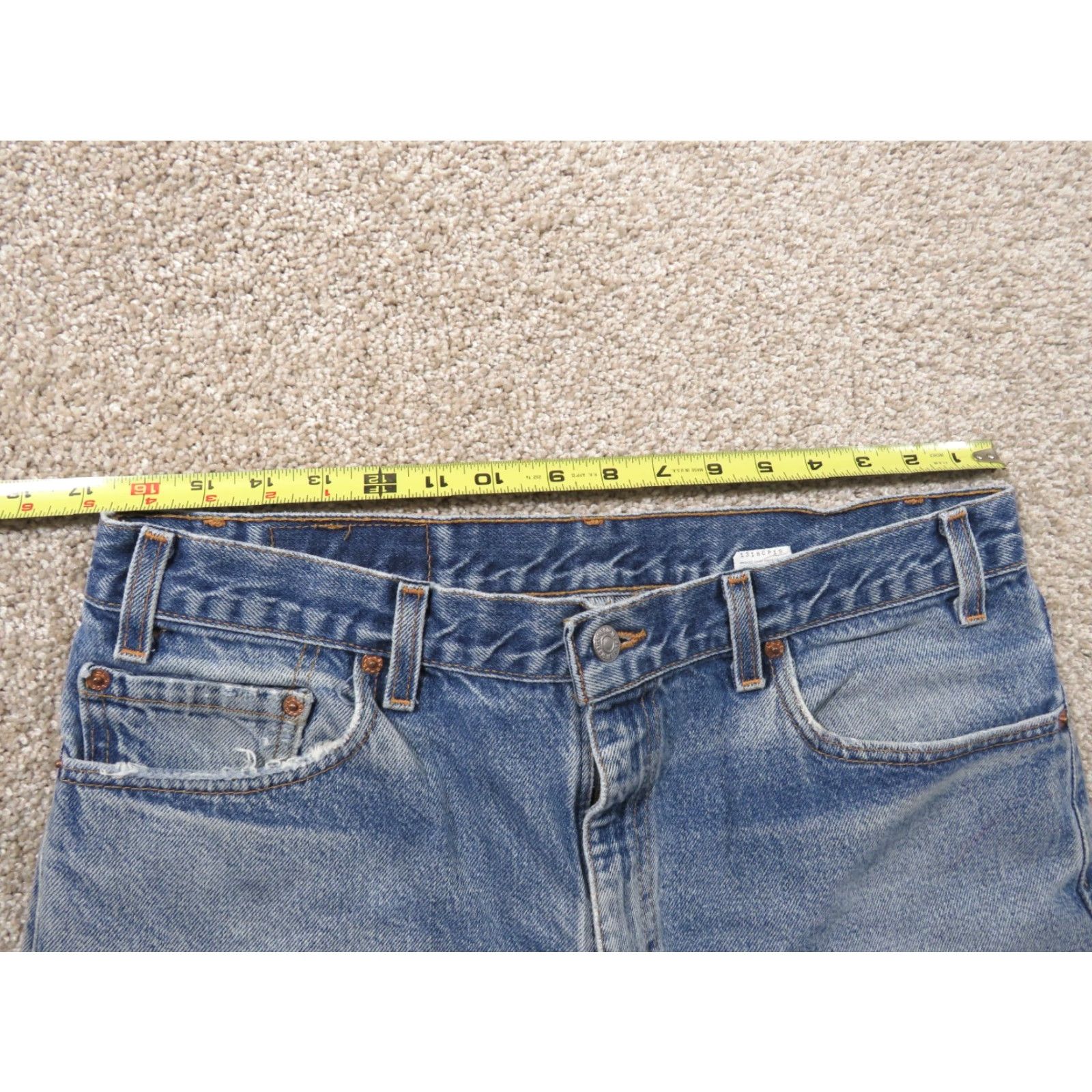 Levi's VTG Levi's 505 Jeans Denim Straight Leg 33x25.5 Men's Blue Reg Fit USA Vintage 2001 Size US 33 - 6 Thumbnail