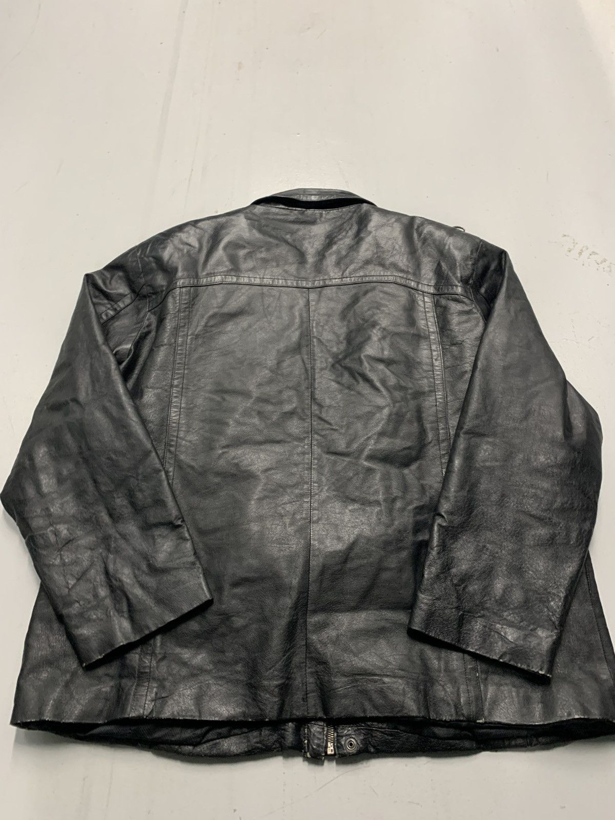 Vintage Vintage Seventh Avenue Black Leather Jacket Size US XL / EU 56 / 4 - 6 Thumbnail