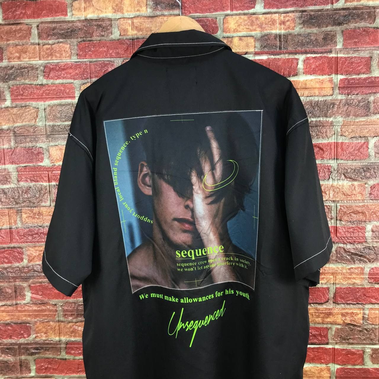 Japanese Brand BAGGY SEQUENCE X B-ONE SOUL PROMO SHIRT Size US L / EU 52-54 / 3 - 3 Thumbnail
