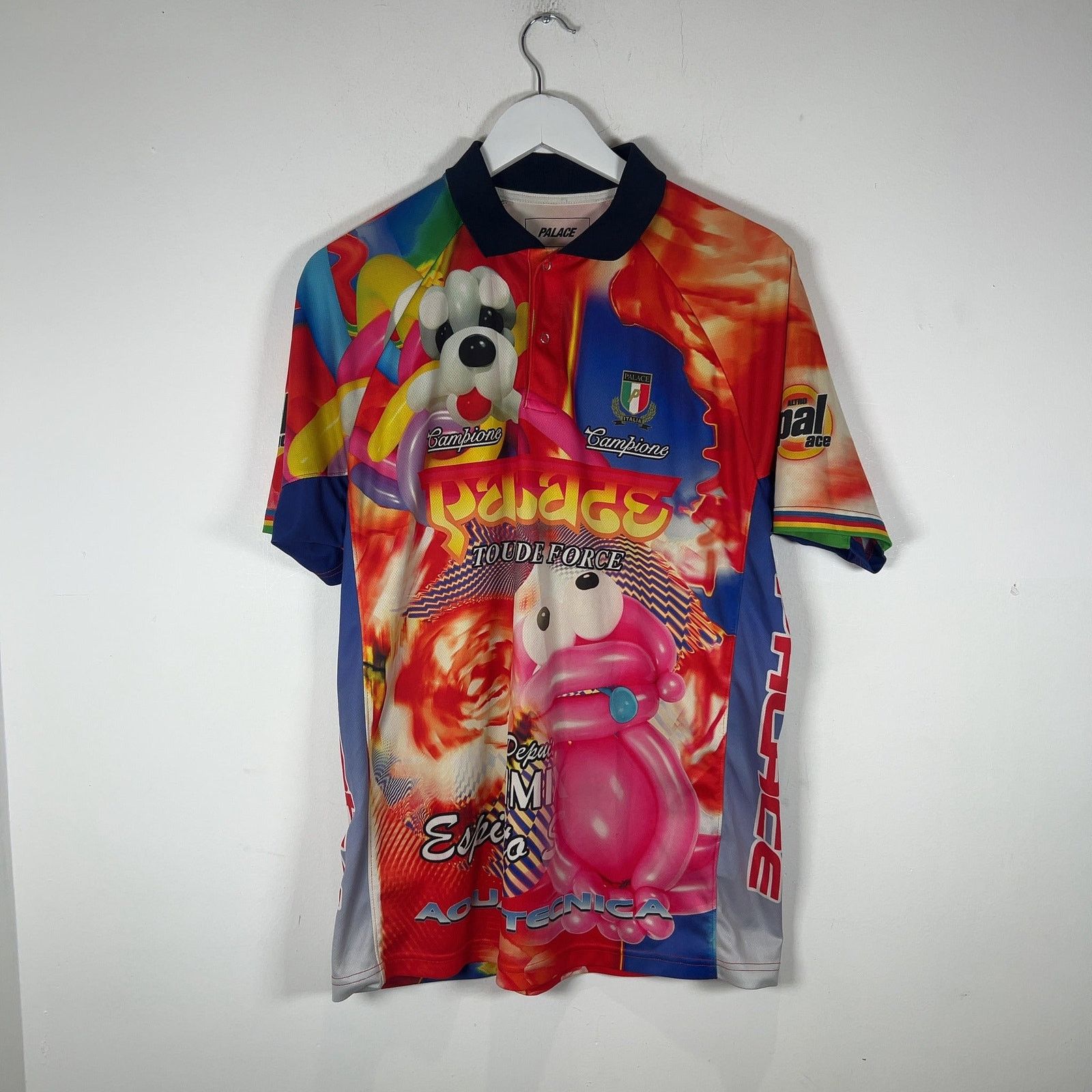 Palace Palace 'Tour De Force' Multi-Graphic Polo Shirt Size US L / EU 52-54 / 3 - 1 Thumbnail