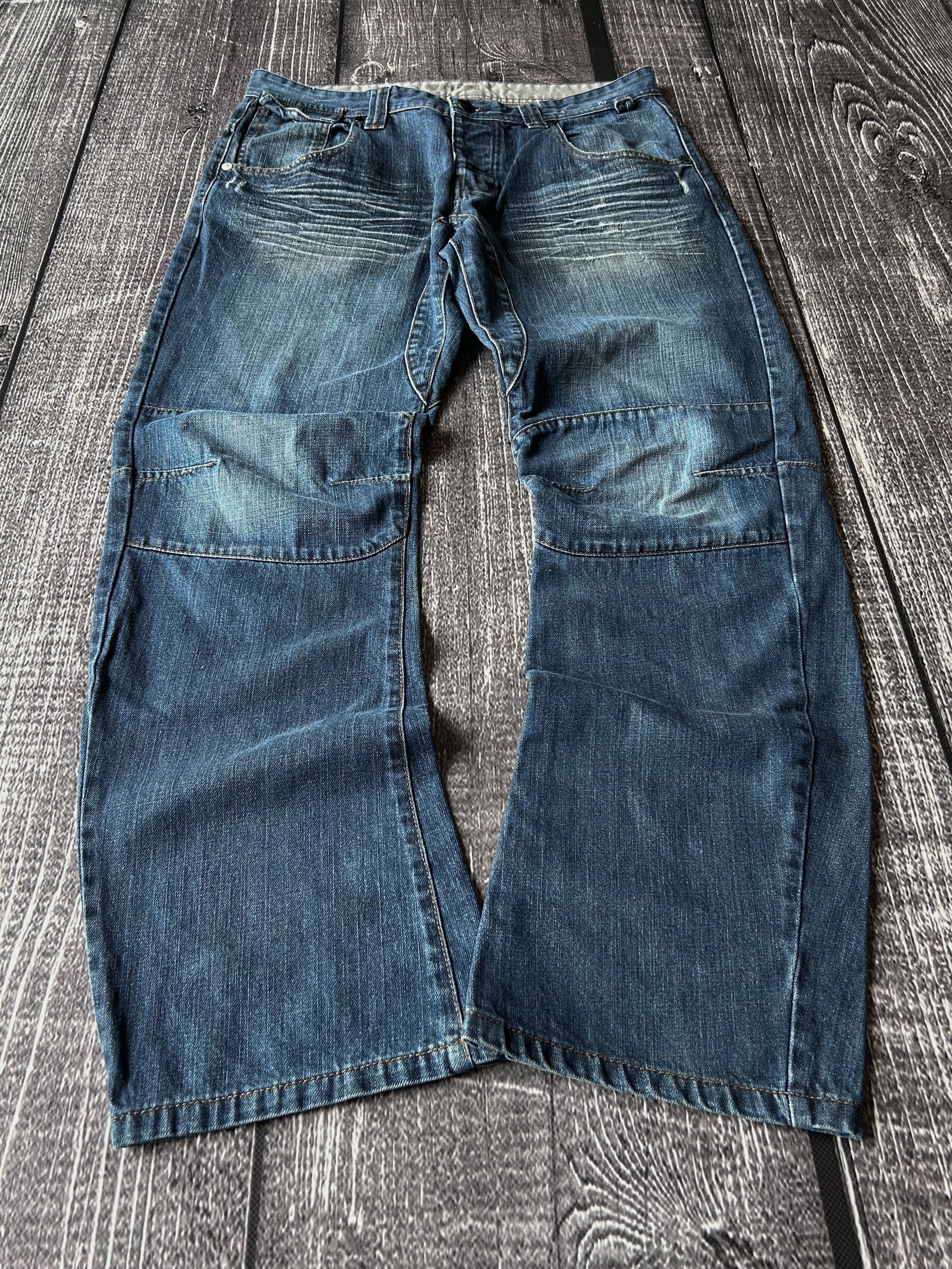 Designer Vintage Rick Owens Junya Watanabe Style Washed Jeans Size US 32 / EU 48 - 1 Thumbnail