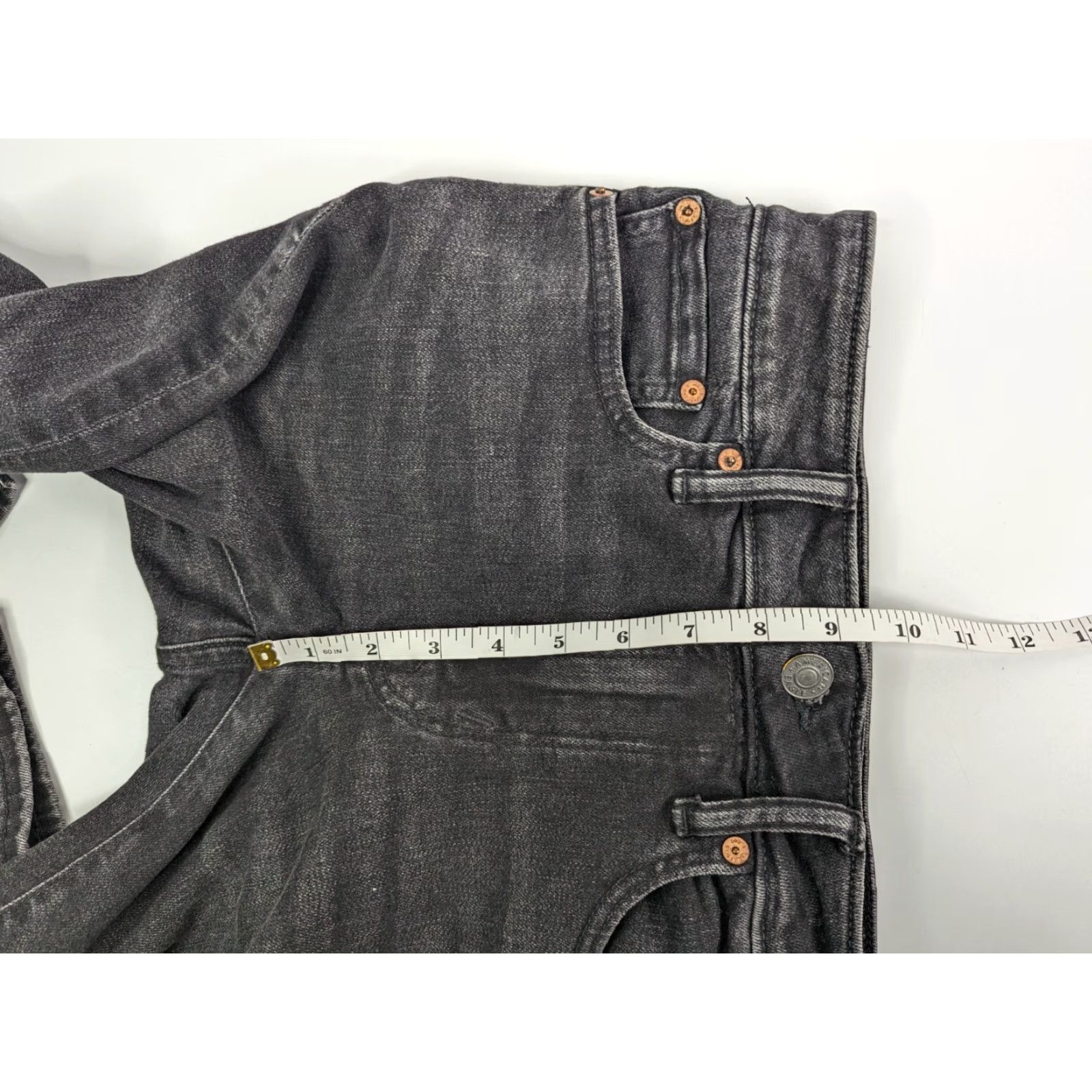 American Eagle Outfitters American Eagle Outfitters Jeans Slim 28x28 Black Denim 5-Pocket Slim Straight Mens Pants Size US 28 / EU 44 - 7 Thumbnail