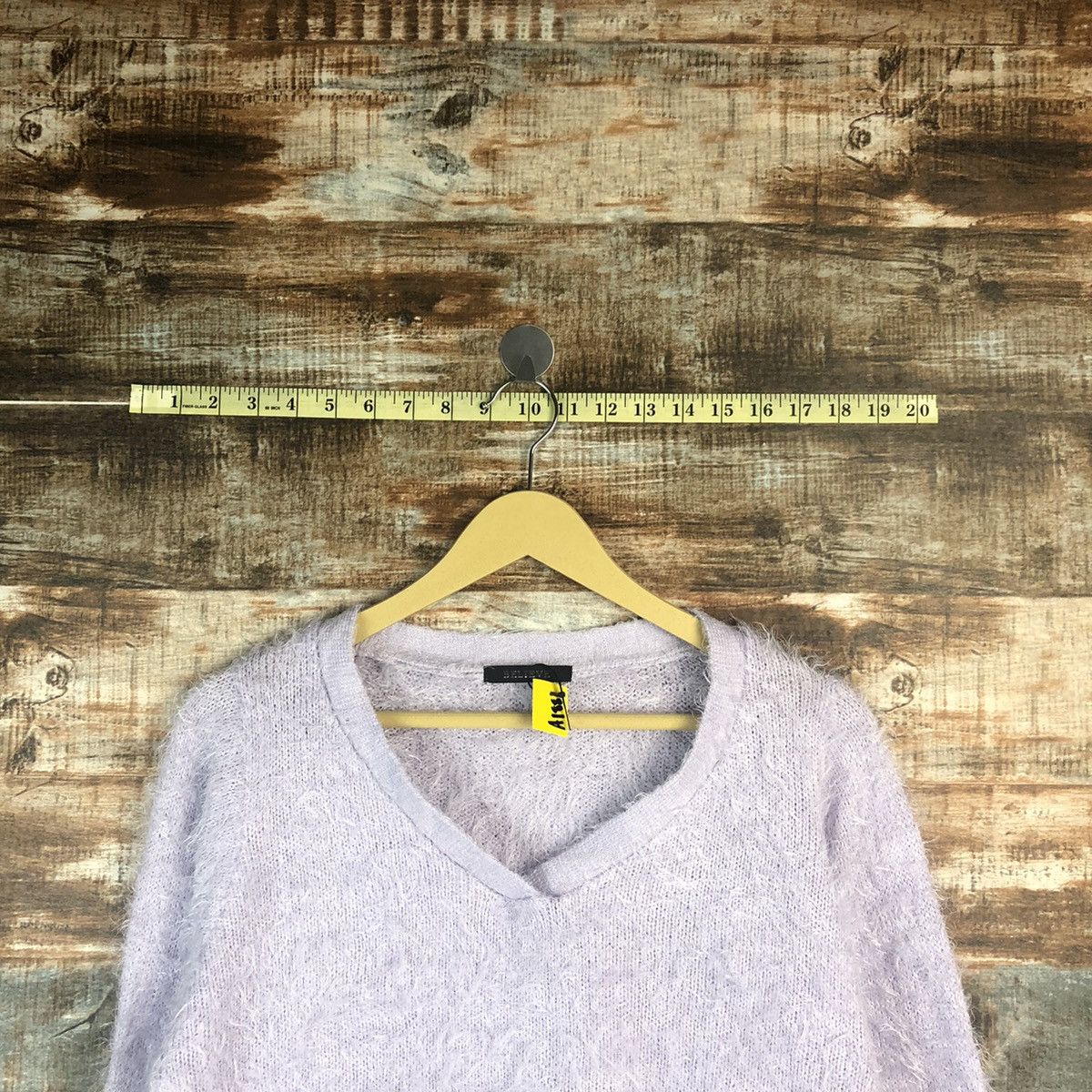 Homespun Knitwear × Japanese Brand Believe Purple shaggy fur mohair Knitwear #A1881 Size M / US 6-8 / IT 42-44 - 4 Thumbnail