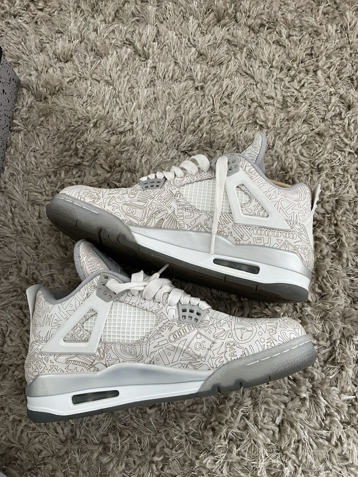 Jordan Brand Jordan 4 Laser Size US 8.5 / EU 41-42 - 3 Thumbnail