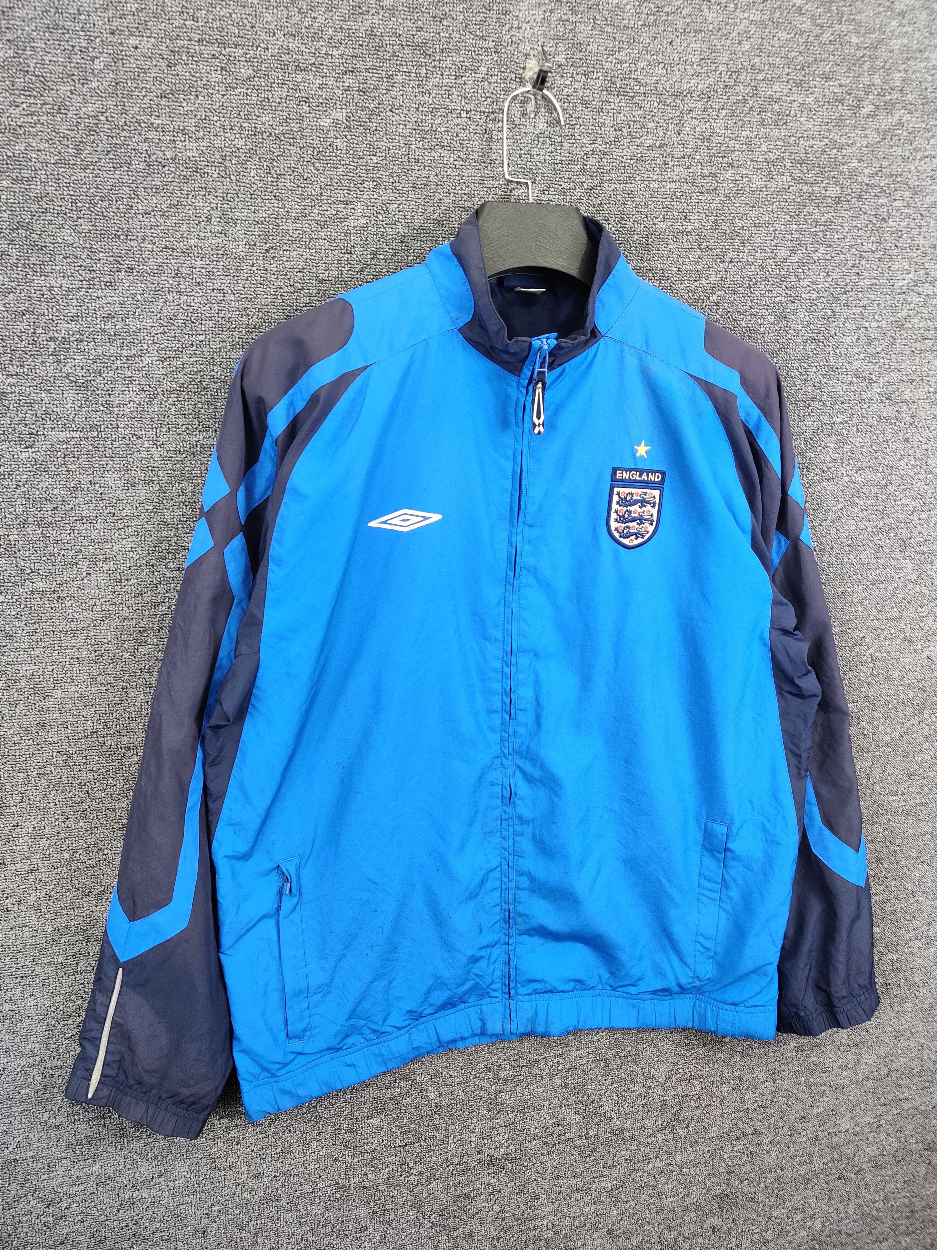 Umbro Vintage Umbro x England Soccer Football Windbreaker Jacket Size US M / EU 48-50 / 2 - 3 Thumbnail