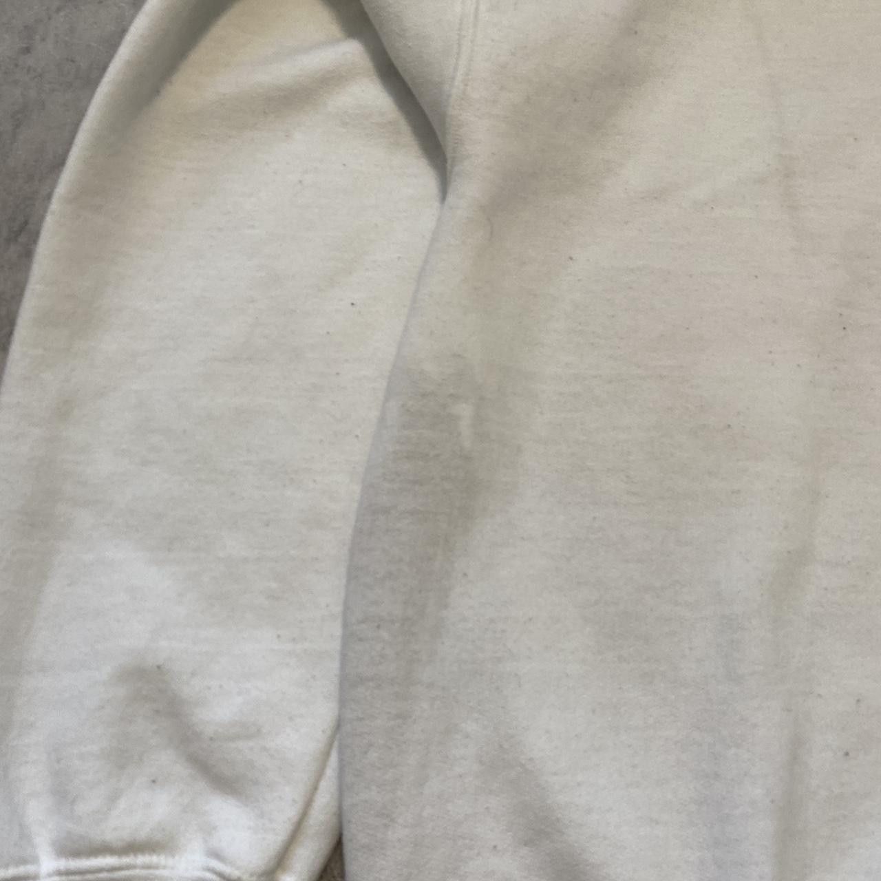 Gildan White and Grey Sweatshirt Embroidered vintage Size US L / EU 52-54 / 3 - 4 Thumbnail