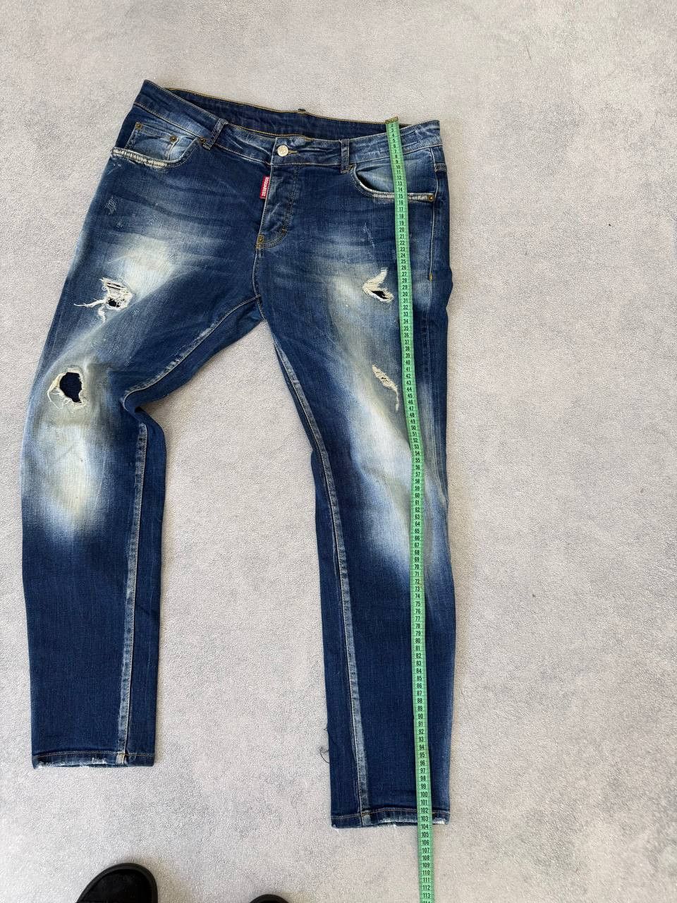 Dsquared2 Dsquared2 Distressed Washed Drip Luxury Y2K Jeans Size US 32 / EU 48 - 12 Thumbnail