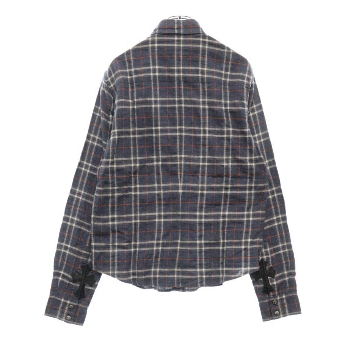 Chrome Hearts Chrome Hearts Cross ball leather cross patch check shirts Size US S / EU 44-46 / 1 - 2 Thumbnail