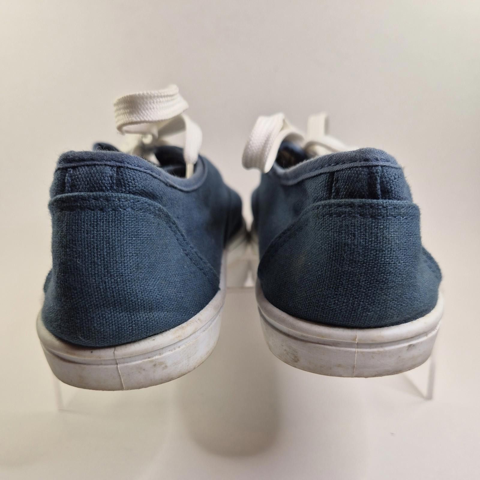 Other Chic Vtg 90s Women's Denim Jean Sz 8 Lace Up Sneakers Shoes Size US 8 / IT 38 - 6 Thumbnail