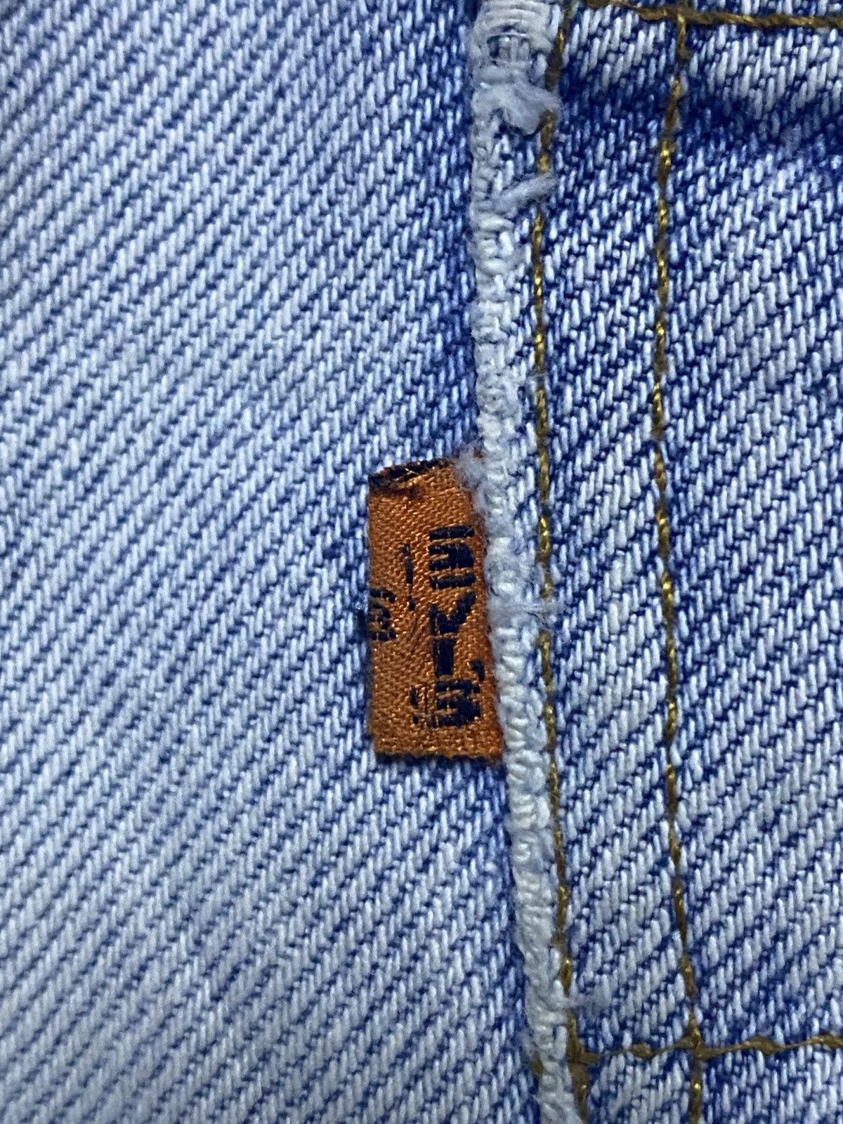 Levi's Vintage Levis 517 Orange Tab Flare Bootcut Distressed Jeans Size US 32 / EU 48 - 12 Thumbnail