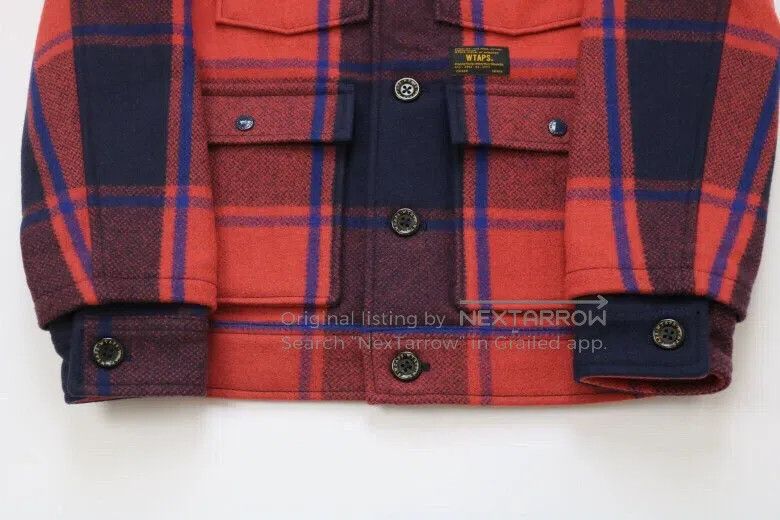 Wtaps Wtaps Red wool and woolen jacket with four pockets Size US S / EU 44-46 / 1 - 6 Thumbnail