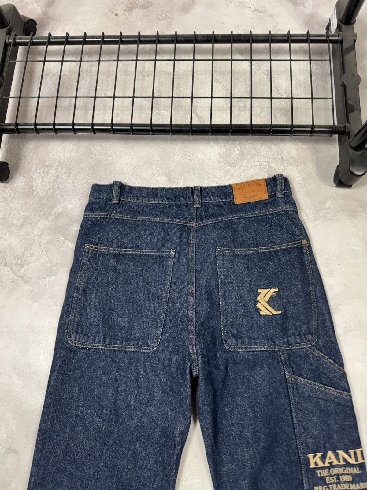 Karl Kani Karl Kani Baggy Y2k Carpenter Denim Pants Size US 32 / EU 48 - 9 Thumbnail