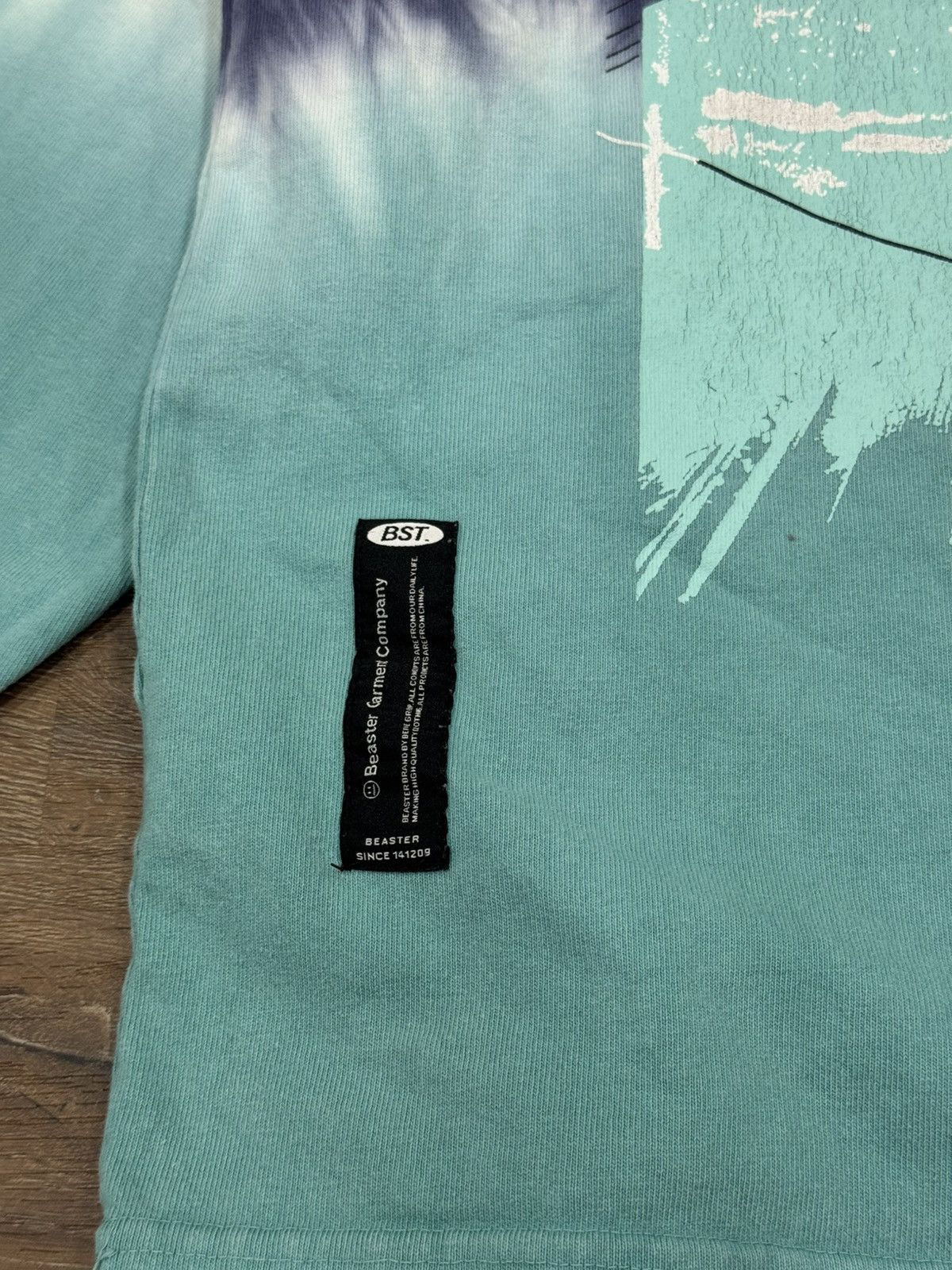 Japanese Brand BEASTER “Parallel Universes” Dip Dye Long Sleeve Size US S / EU 44-46 / 1 - 4 Thumbnail