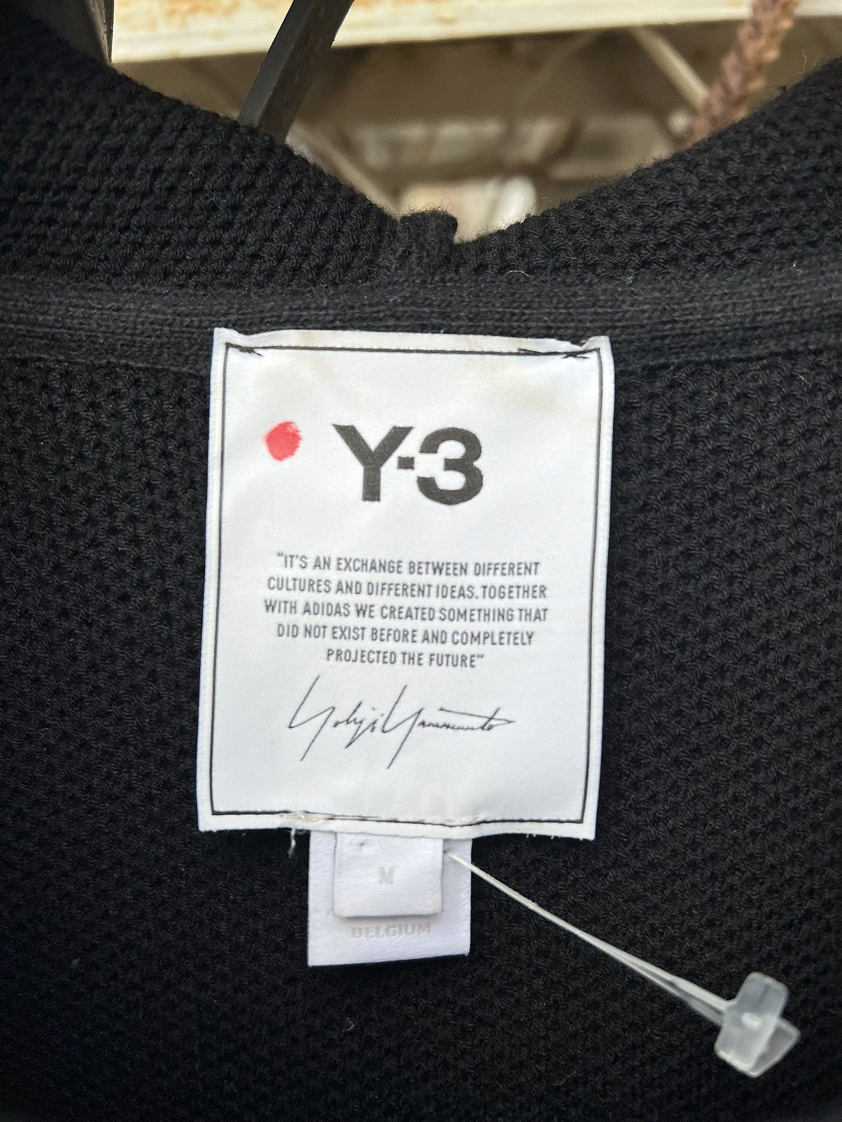 Adidas Yohji Yamamoto Y-3 Zip Hoodie Wool Big Logo rare Size US M / EU 48-50 / 2 - 11 Thumbnail