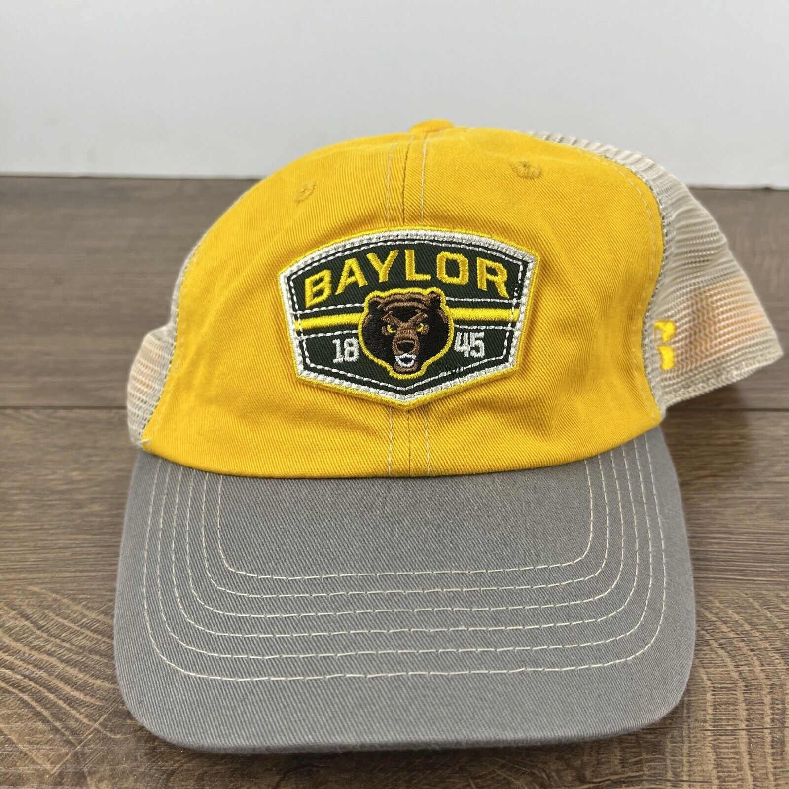 Other Baylor Bears Snapback Hat Yellow Cap Adjustable Yellow Adult Size ONE SIZE - 4 Thumbnail