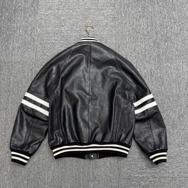 Celine Celine Striped Print Leather Jacket Size US S / EU 44-46 / 1 - 2 Thumbnail
