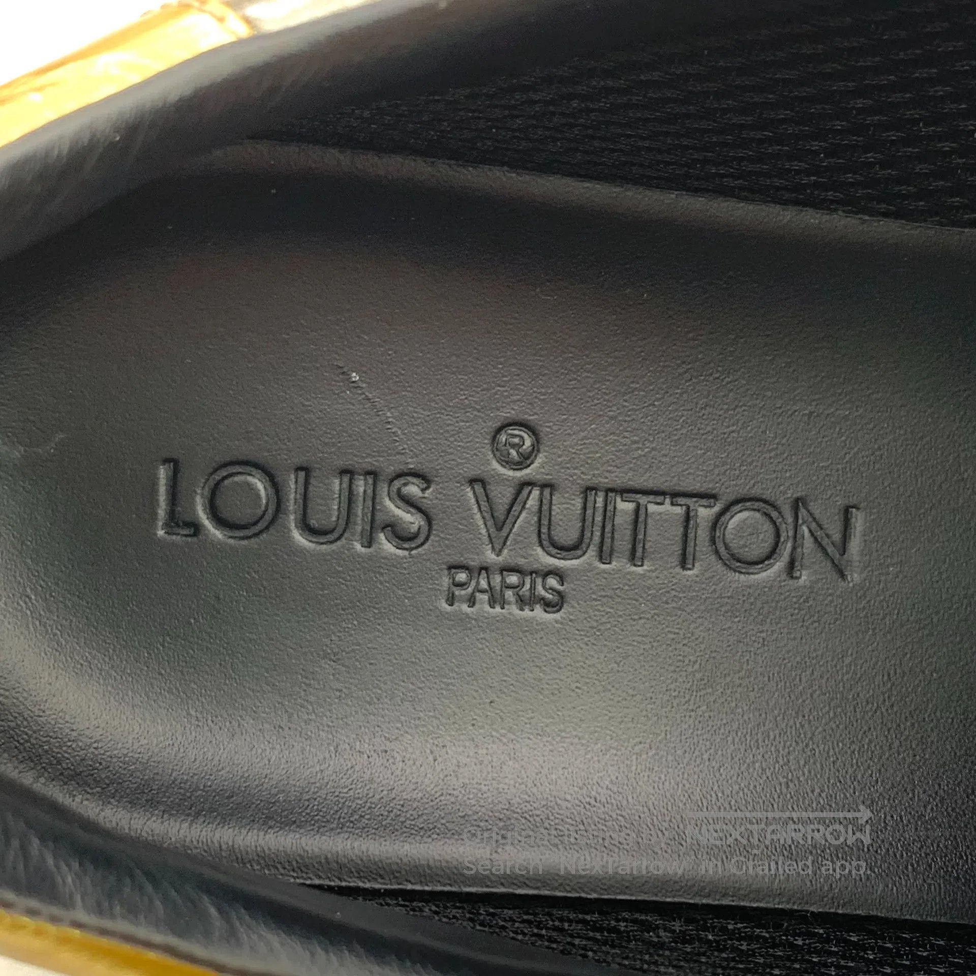Louis Vuitton Louis Vuitton Black Logo Monogram Velvet Lace-Up Casual Fl Size US 7 / IT 37 - 7 Thumbnail
