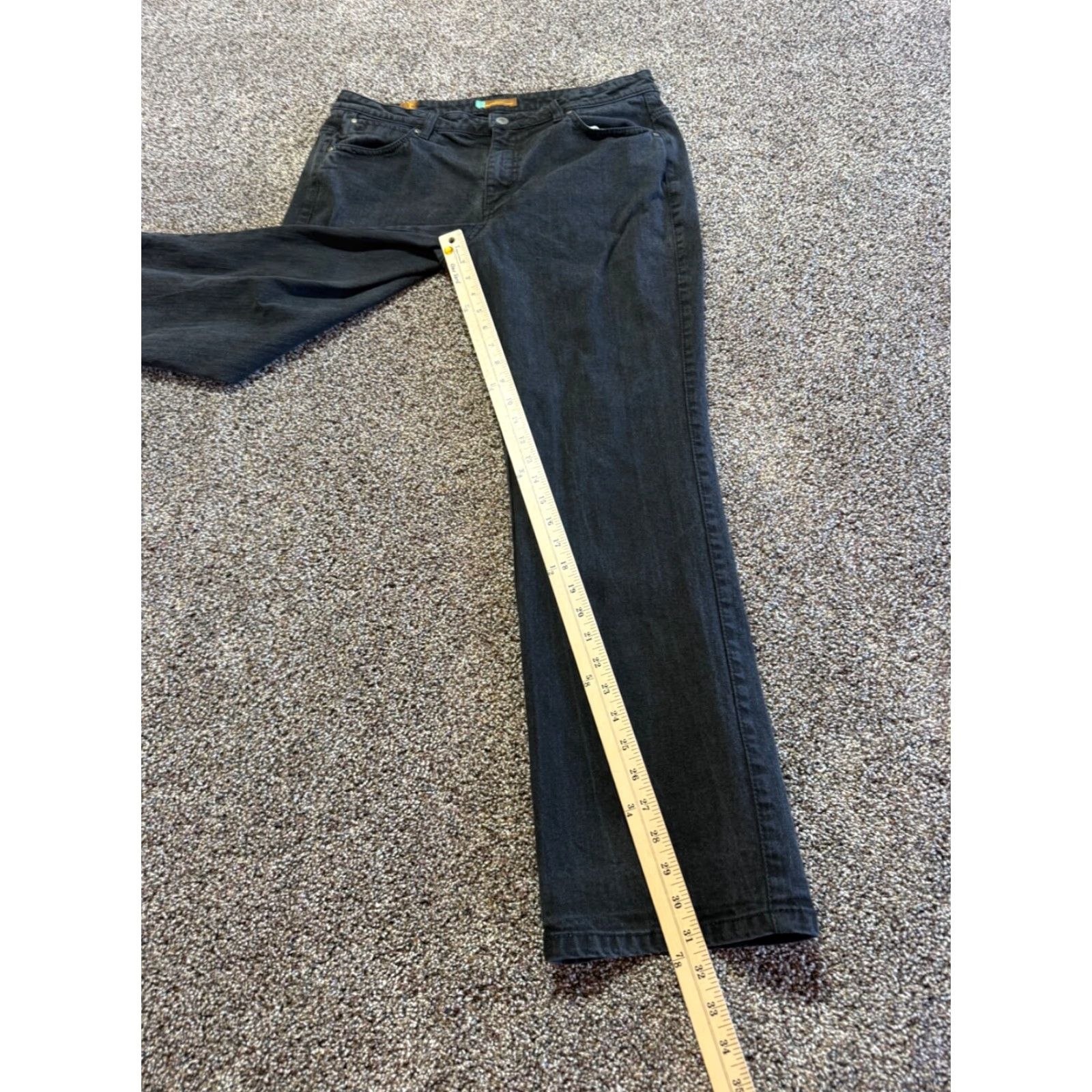 Wrangler Wrangler Aura Jeans Women 14P Black Denim Bootcut Flex Petite 14P Wrangler Aura Bootcut Jeans Women 14P Black Denim Western Petite Size 36" / US 14 / IT 50 - 7 Thumbnail