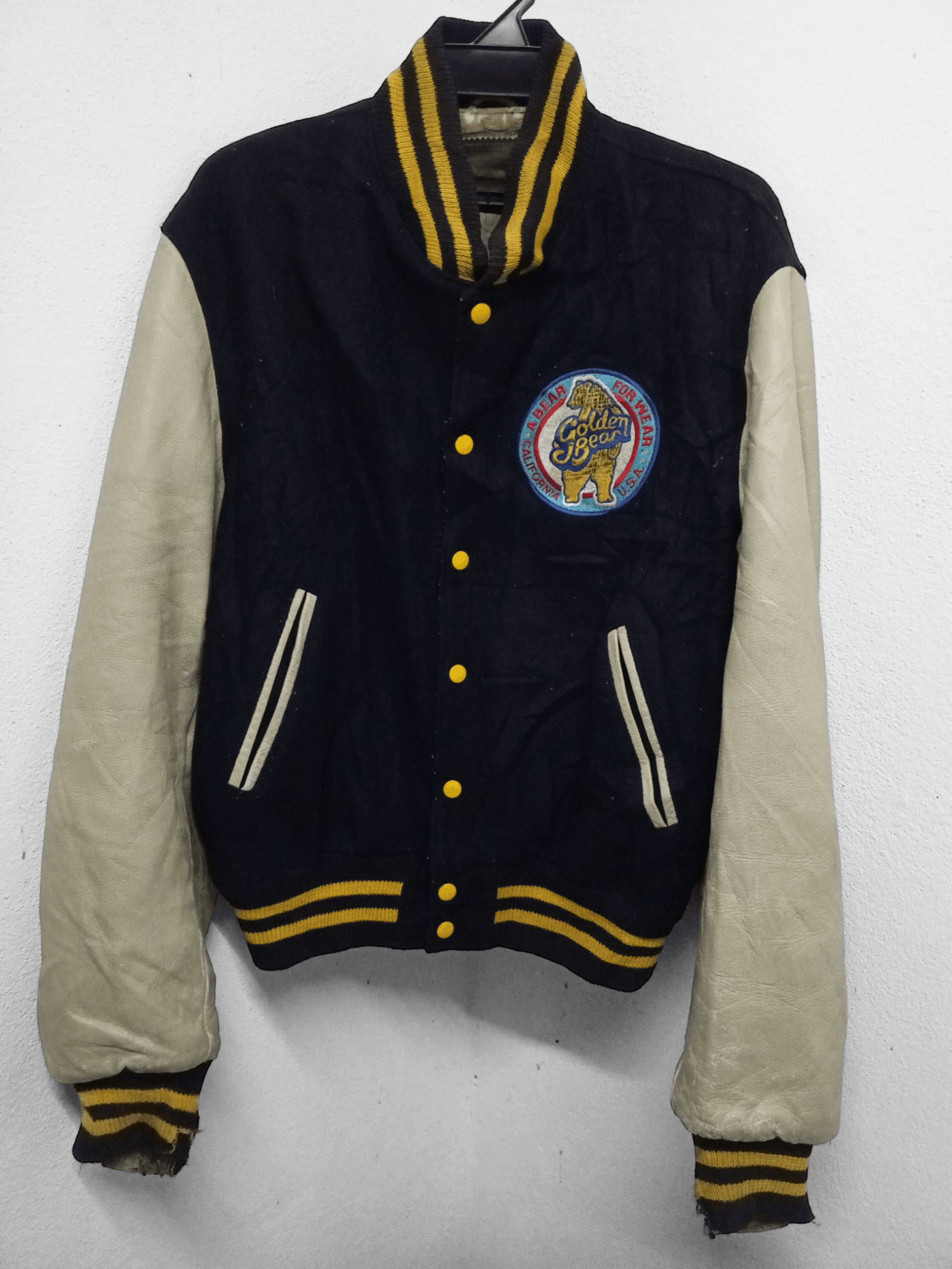 Golden Bear × Vintage Golden bear big logo vtg varsity jacket Size US L / EU 52-54 / 3 - 2 Thumbnail