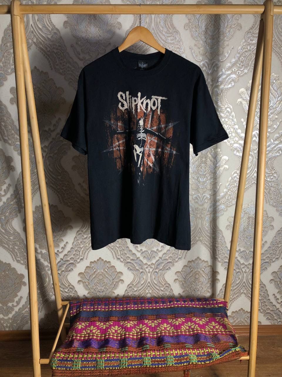 Slipknot × Vintage VERY RARE SLIPKNOT DOUBLE PRINTED BIG LOGO ROCK T-SHIRT 90s Size US XL / EU 56 / 4 - 1 Thumbnail