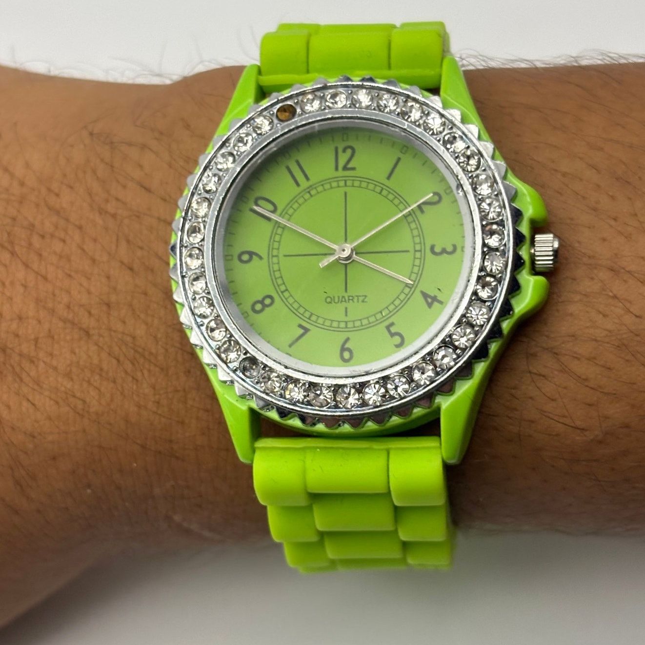 Other Silver & Green Men's Watch Size ONE SIZE - 1 Thumbnail